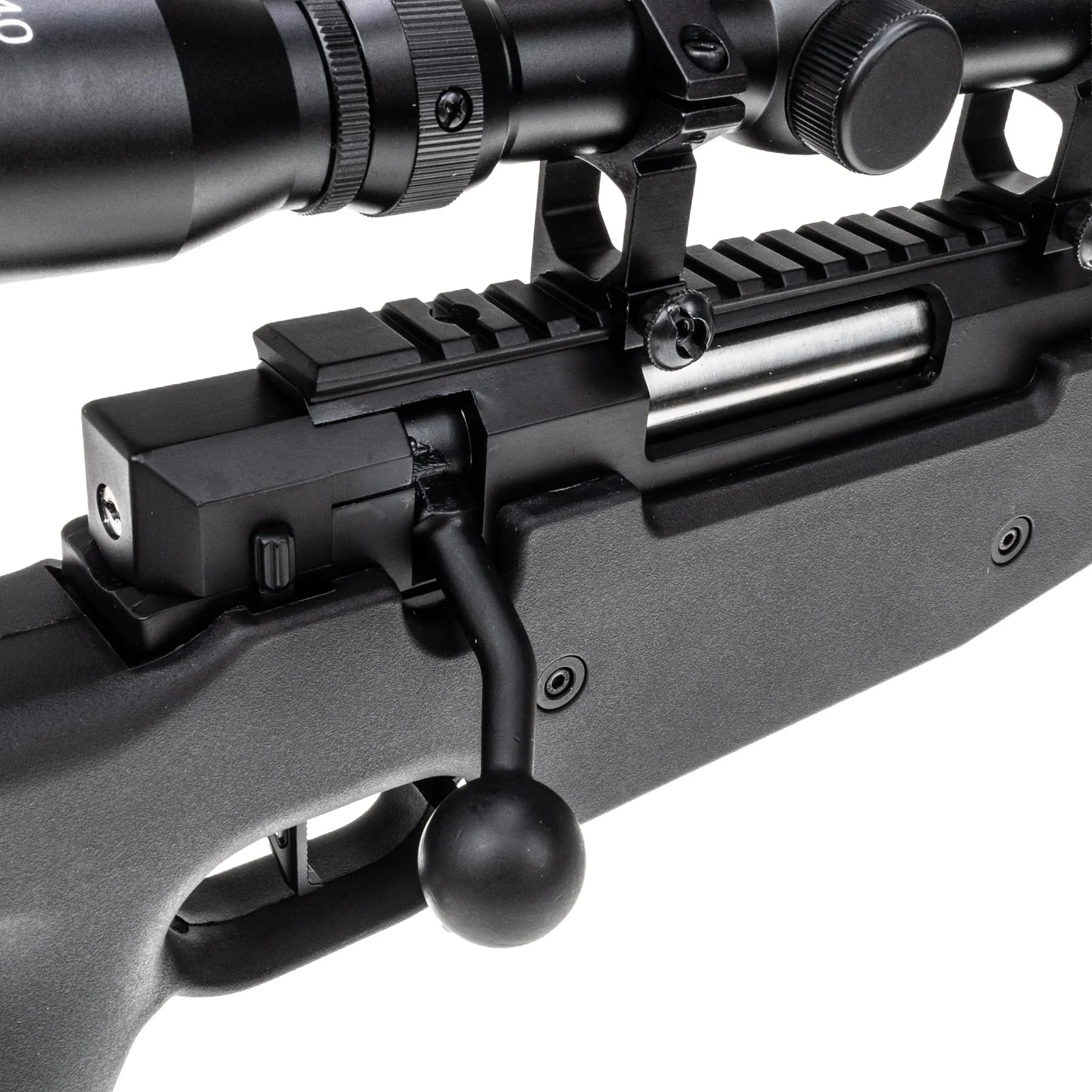 WELL MB08 L96 Upgraded Version w/ Scope & Bipod, Black