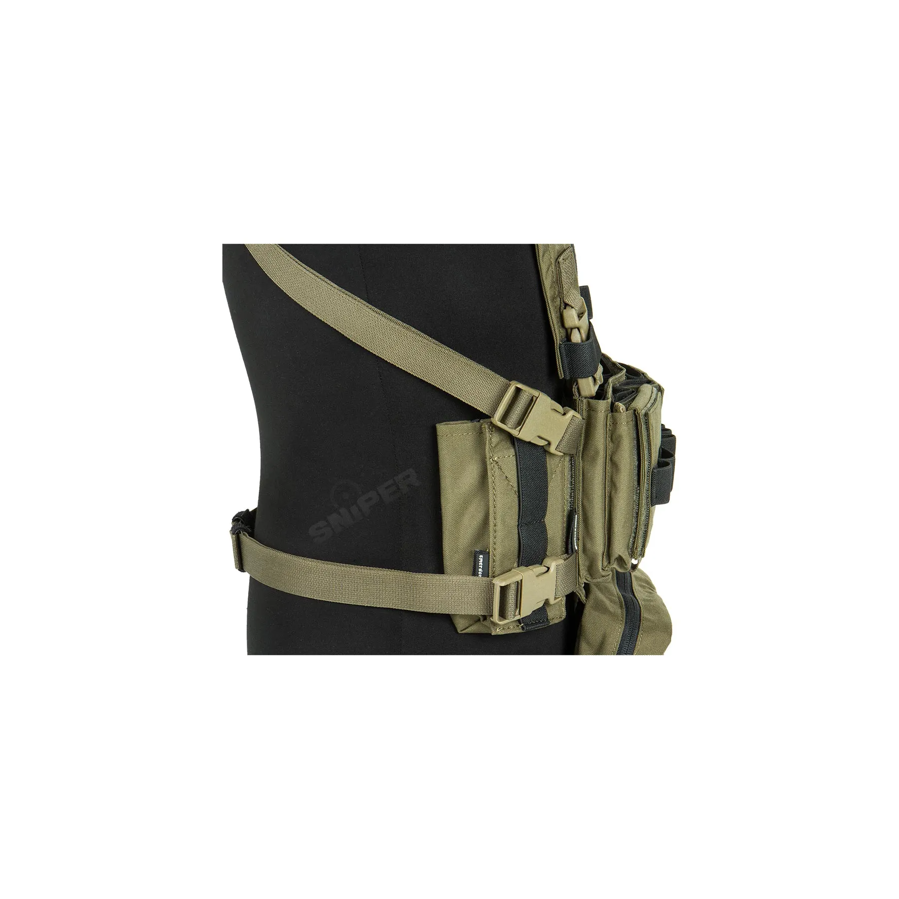 Micro Fight Chissis MK3 Chest Rig, Ranger Green