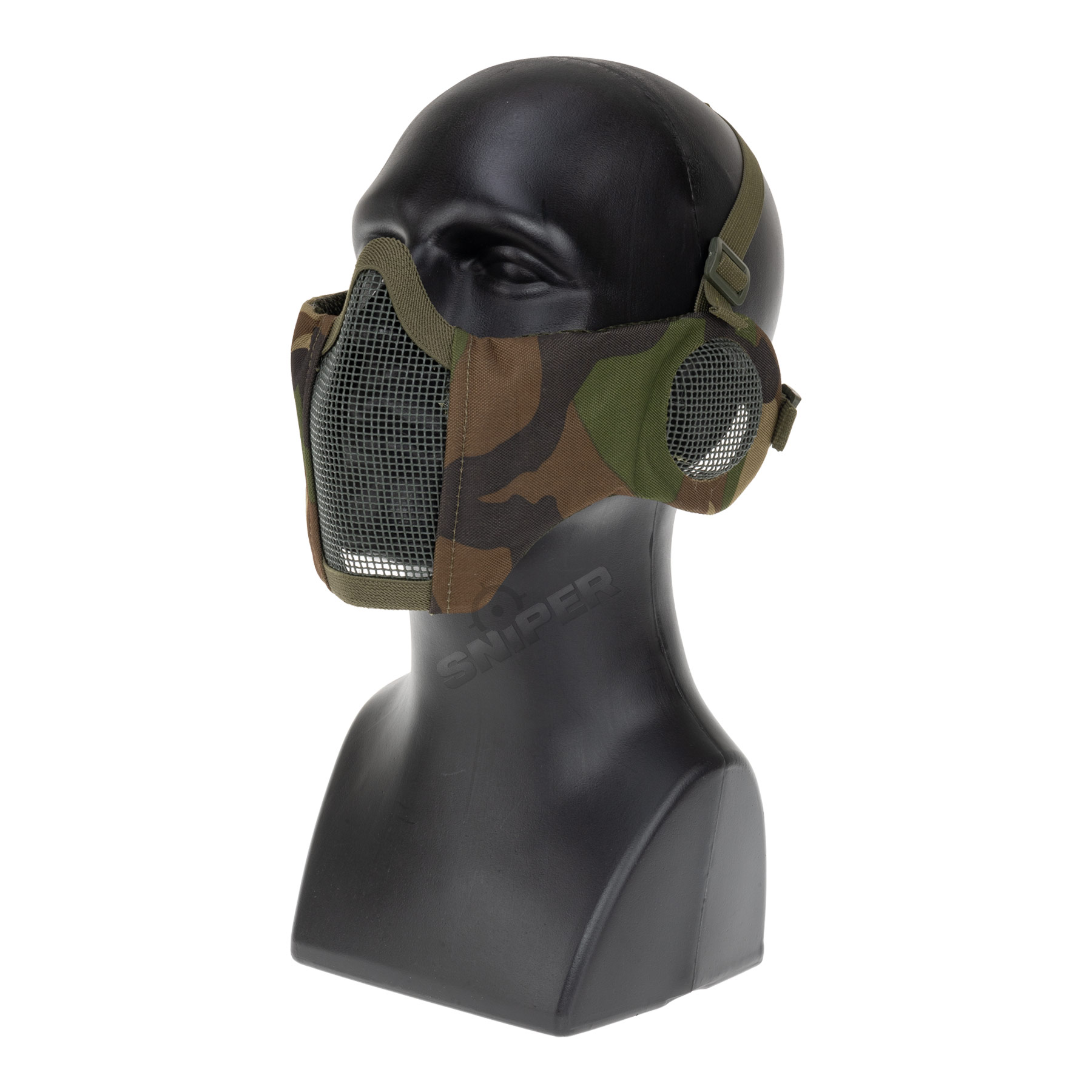 Reapo Mesh Face Mask w/ Ear Protection, Woodland