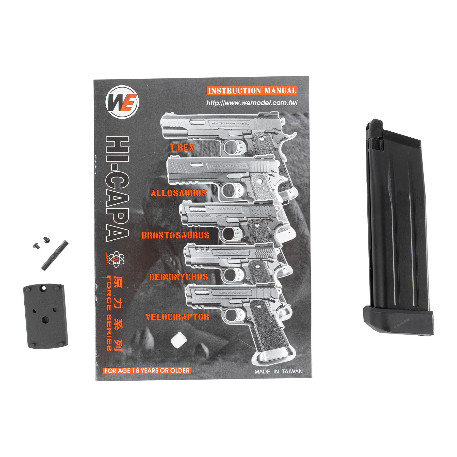WE Hi-Capa 5.1 Force Full Metal GBB Softair Pistole