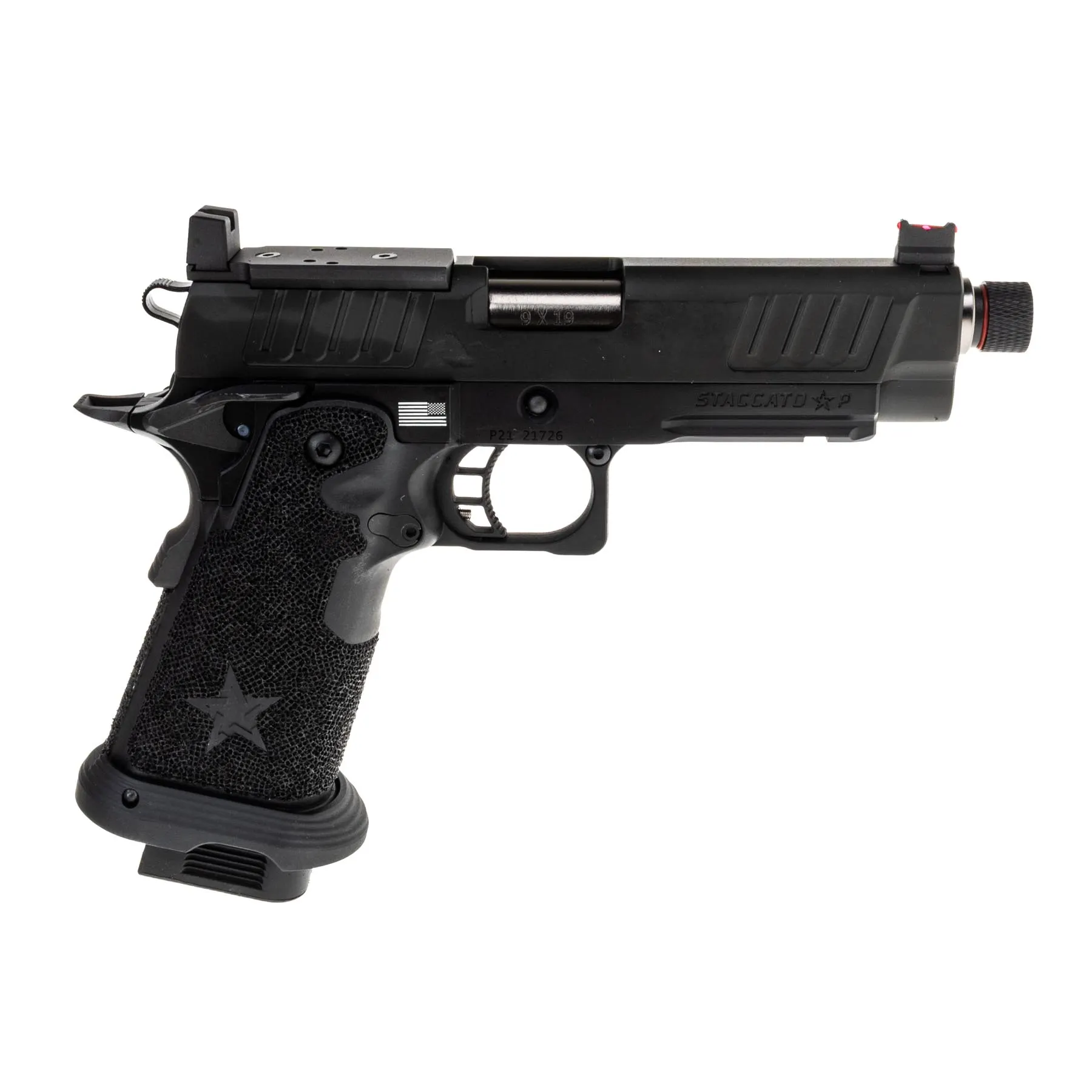EMG Staccato P 2011 T8 GBB Softair Pistole, Black