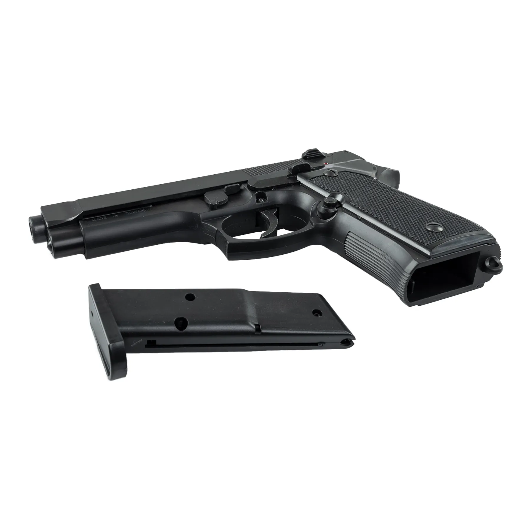 HFC F9 Federdruck, < 0,5 Joule Softair Pistole, black HFC F9 Federdruck, < 0,5 Joule Softair Pistole, black