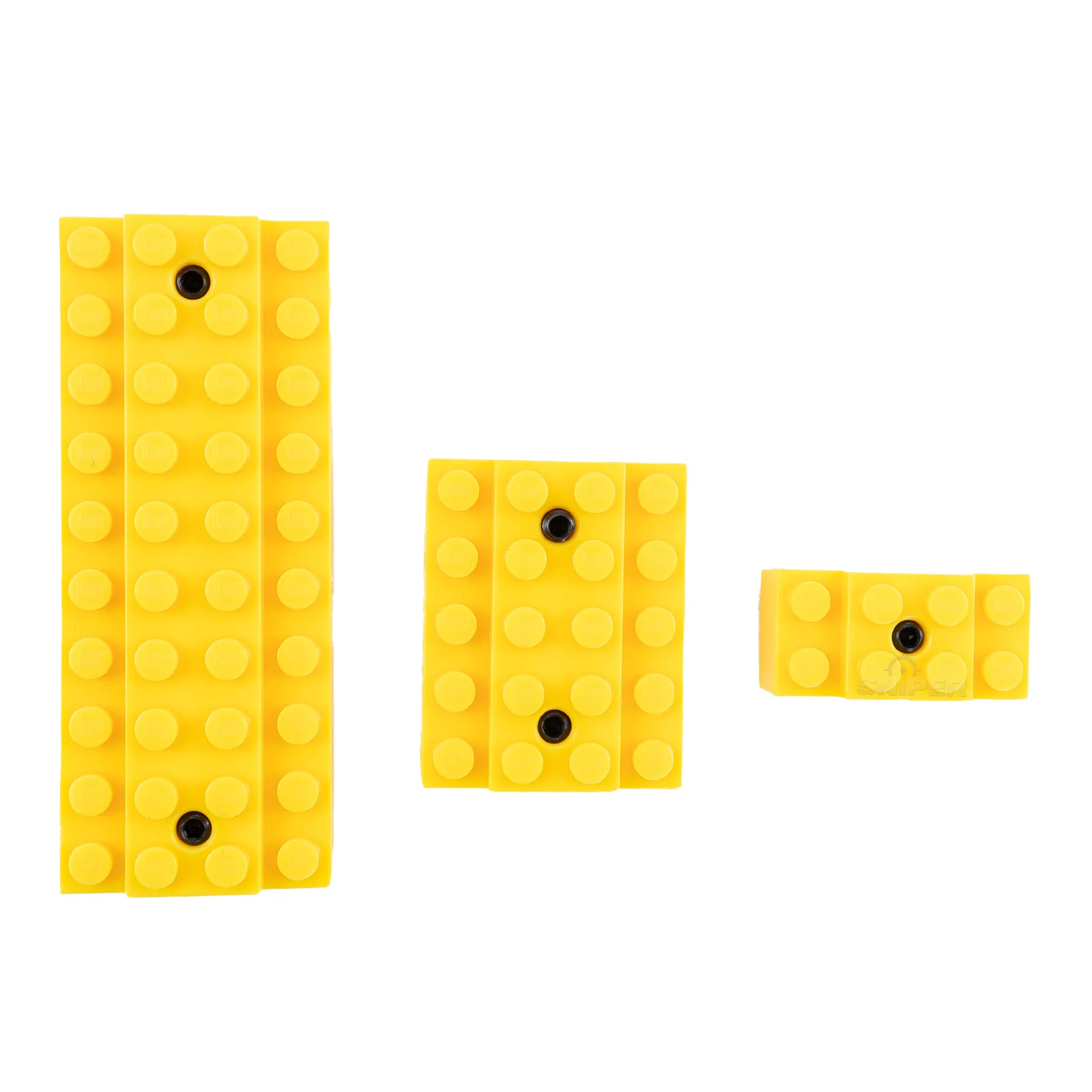 Laylax Rail Covers RIS Blocks, Yellow