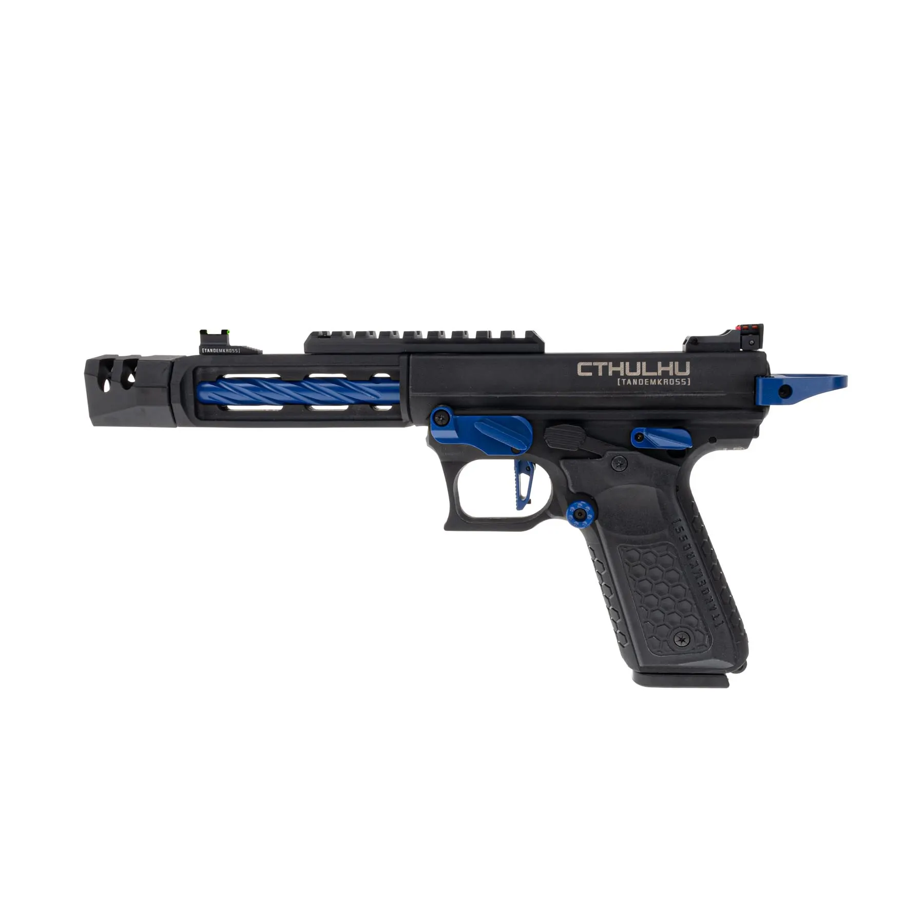 Lancer Tandemkross Cthulhu GBB Softair Pistole, Black/Blue