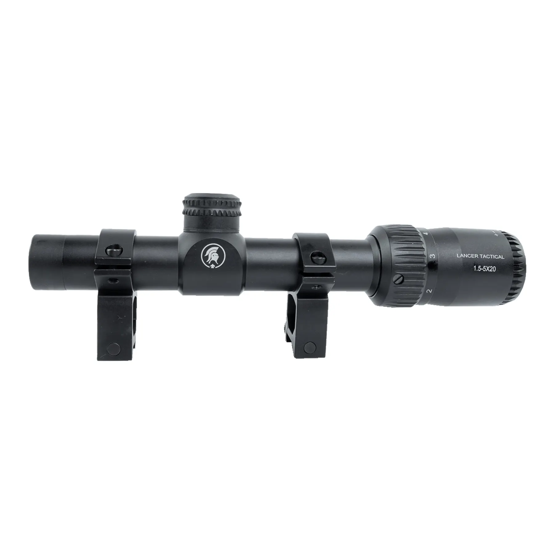 1,5-5x20 Scope mit Mount, Black