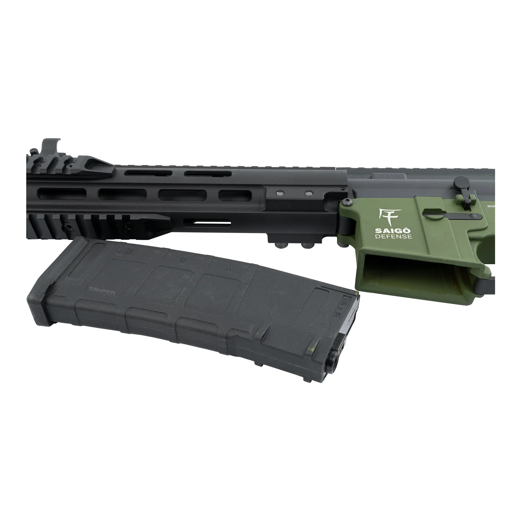 Saigo Defense Bushido Chu ETU M4 (S)AEG, OD