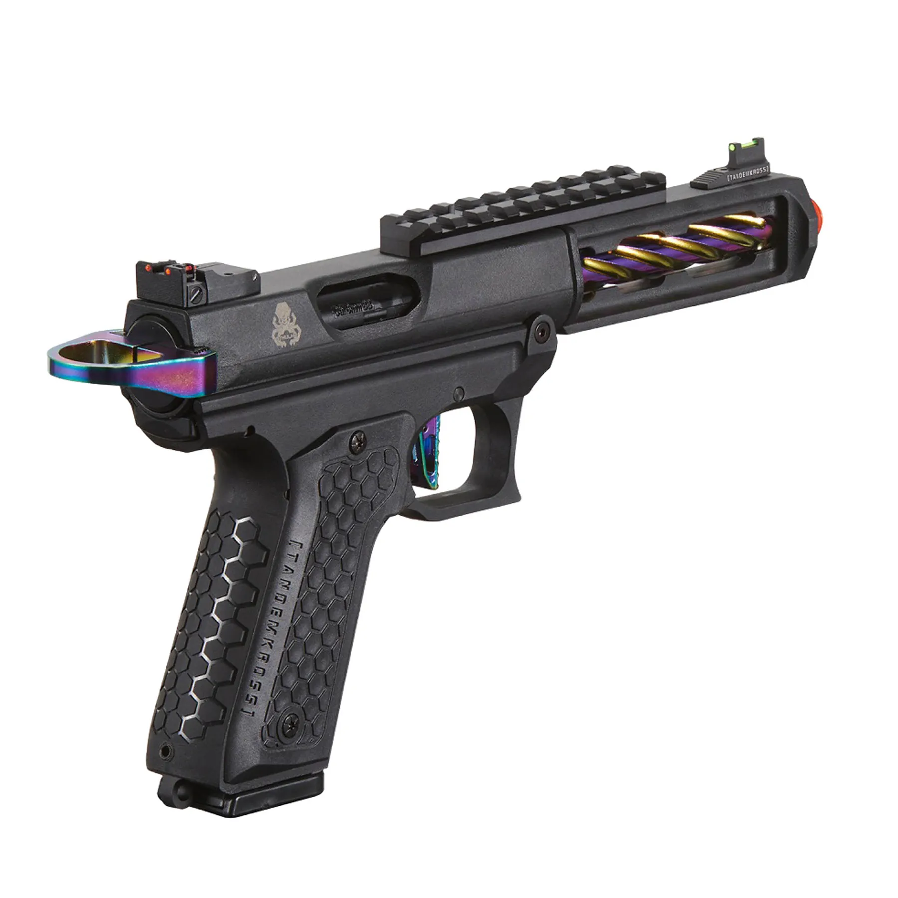 Lancer Tandemkross Cthulhu GBB Softair Pistole, Black/Rainbow