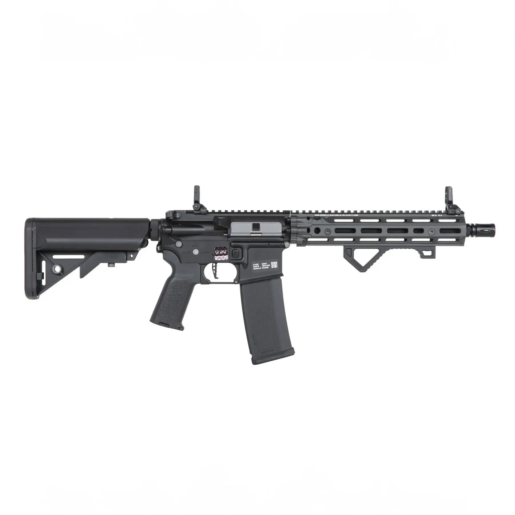 Specna Arms SA-P27 Prime Daniel Defense RIS III 10,5" w/ Aster ETU (S)AEG, Grey