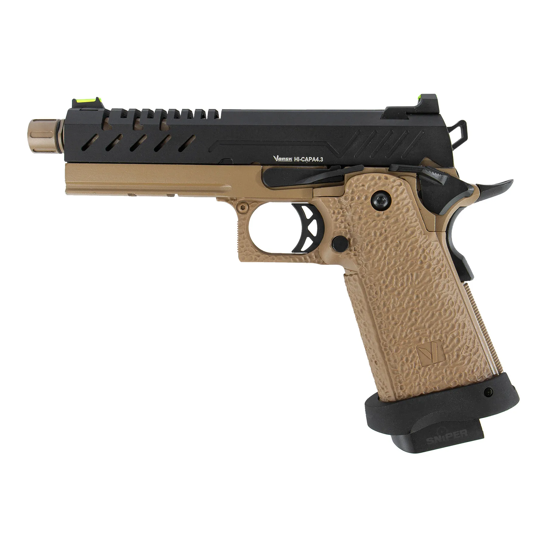 Vorsk Hi-Capa 4.3 Tan GBB Softair Pistole