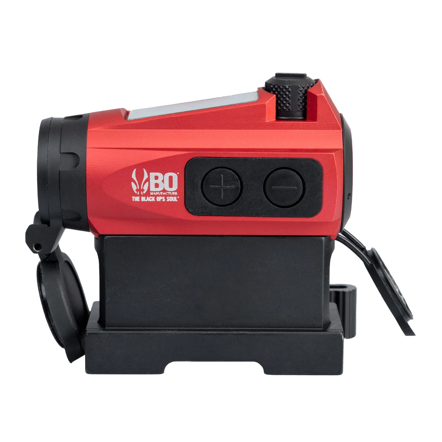 BO Solar X-2 QD Red Dot Hi-Mount, Red