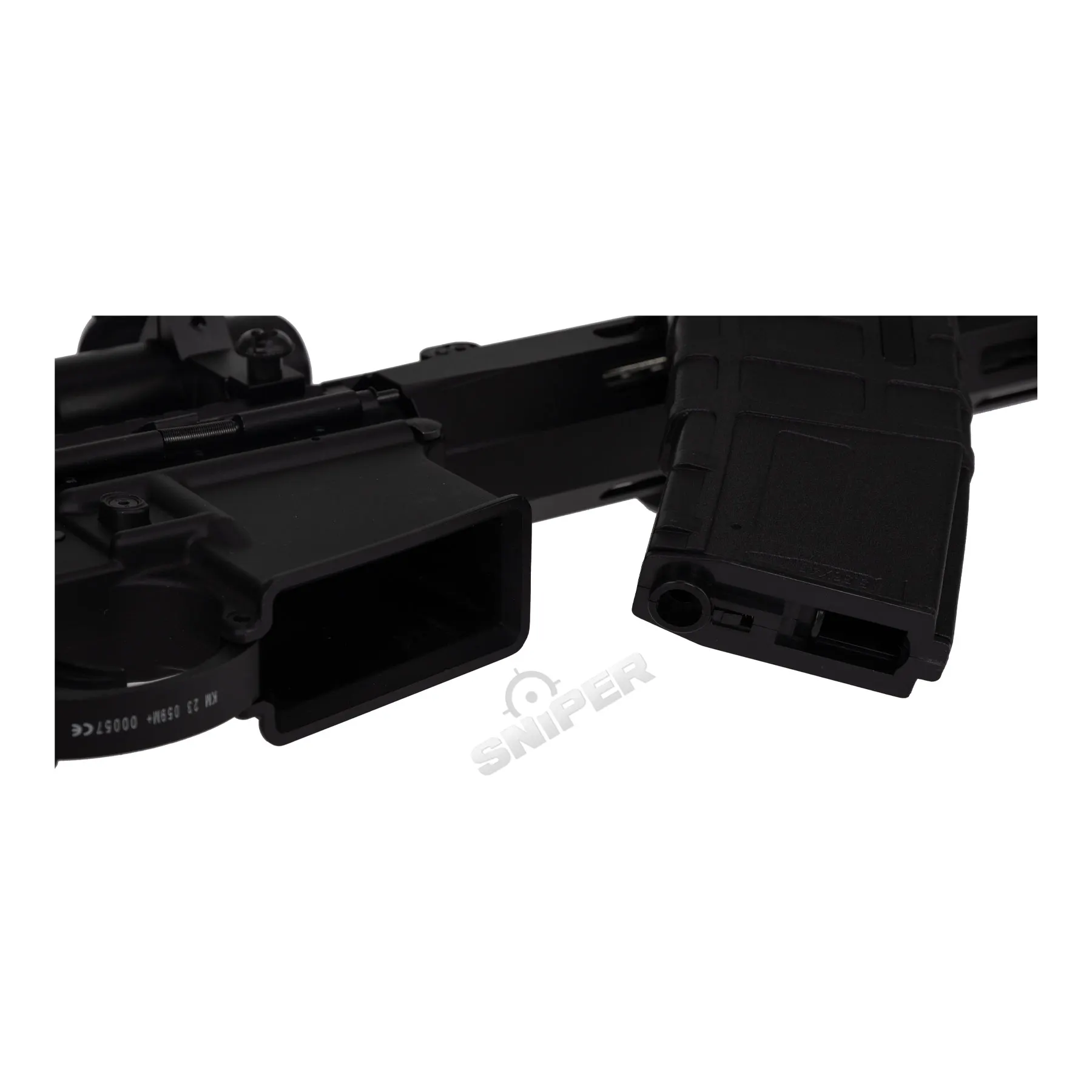 Double Bell Baba Yaga JW M4 w/ Scope (S)AEG, Black