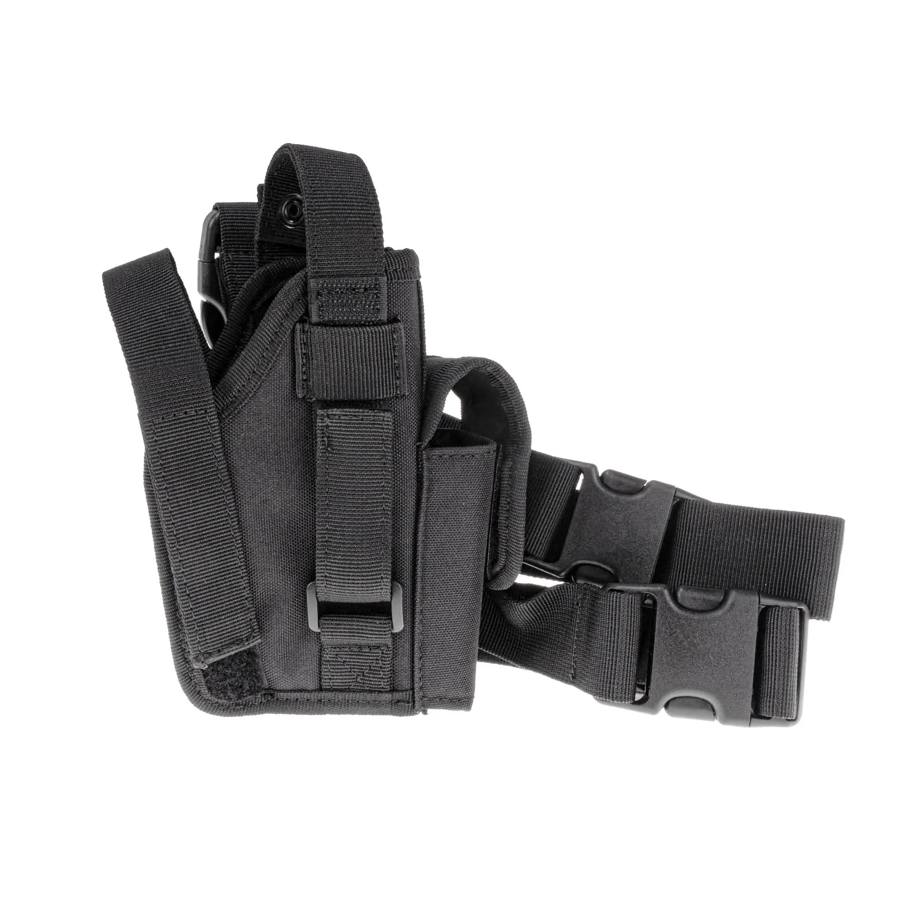 Drop-Leg Holster w/ Mag Pouch, Black