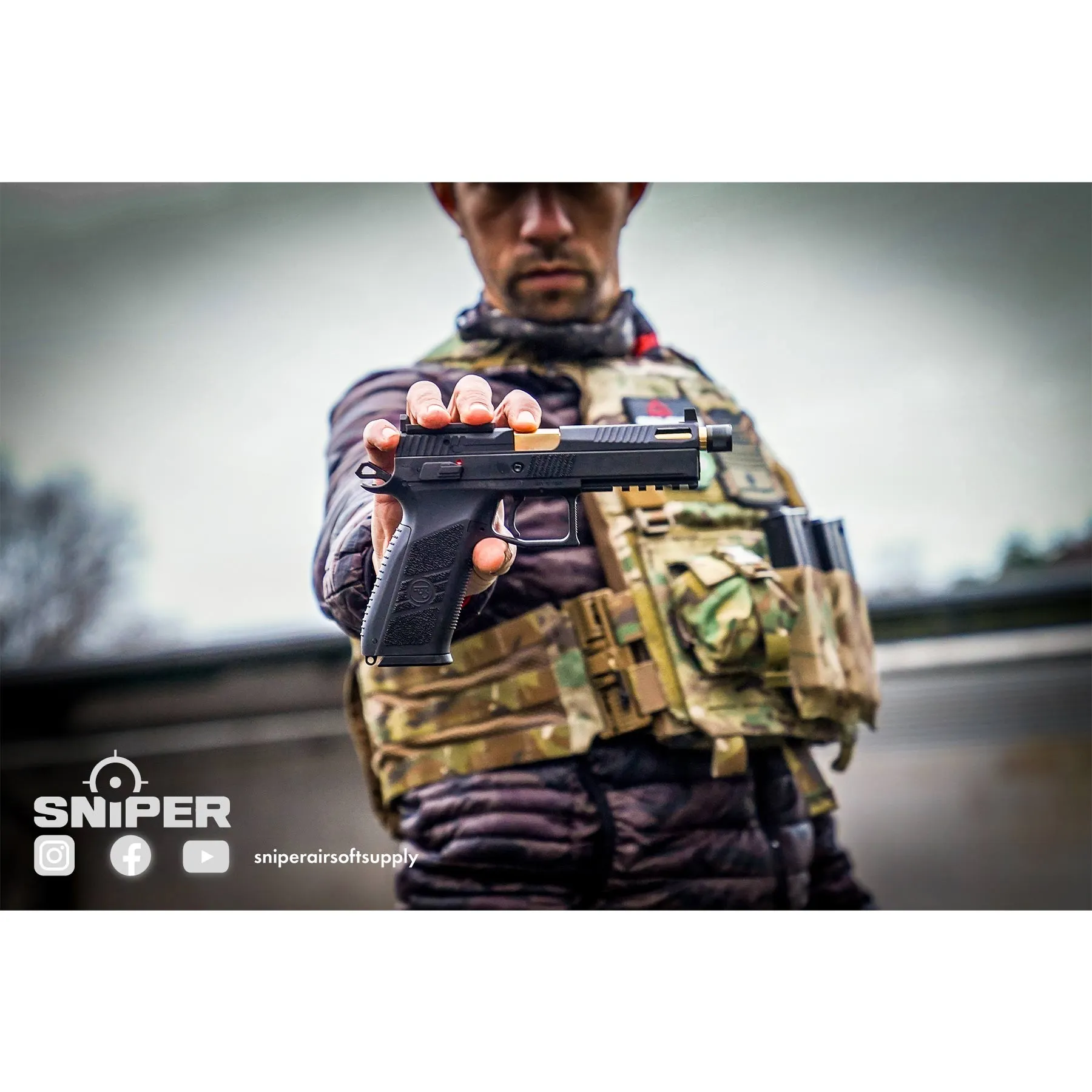 ASG CZ P-09 Optic Ready CO2 Softair Pistole