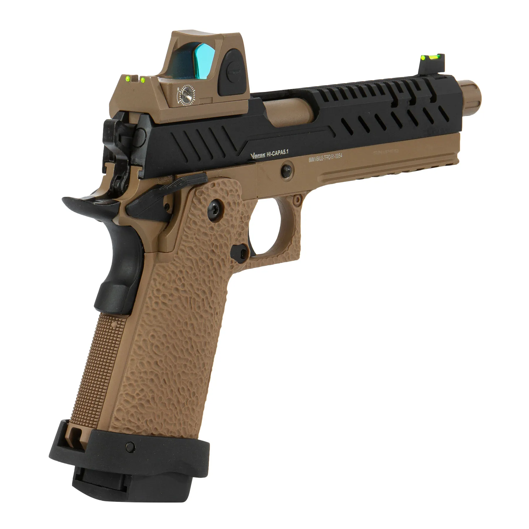 Vorsk Hi-Capa 5.1 BDS Tan/Black GBB Softair
