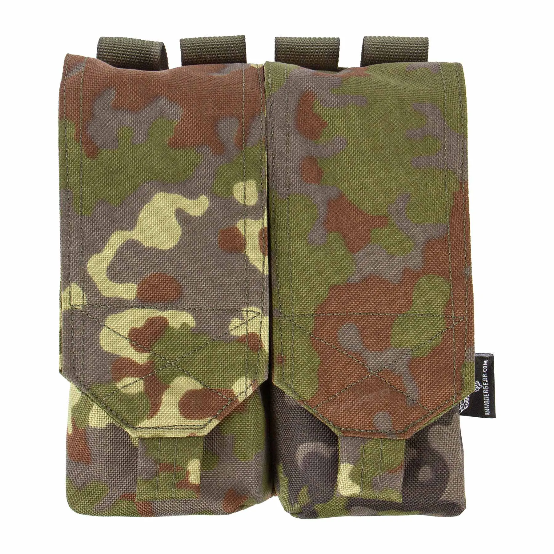 M4 Double Mag Pouch, Flecktarn