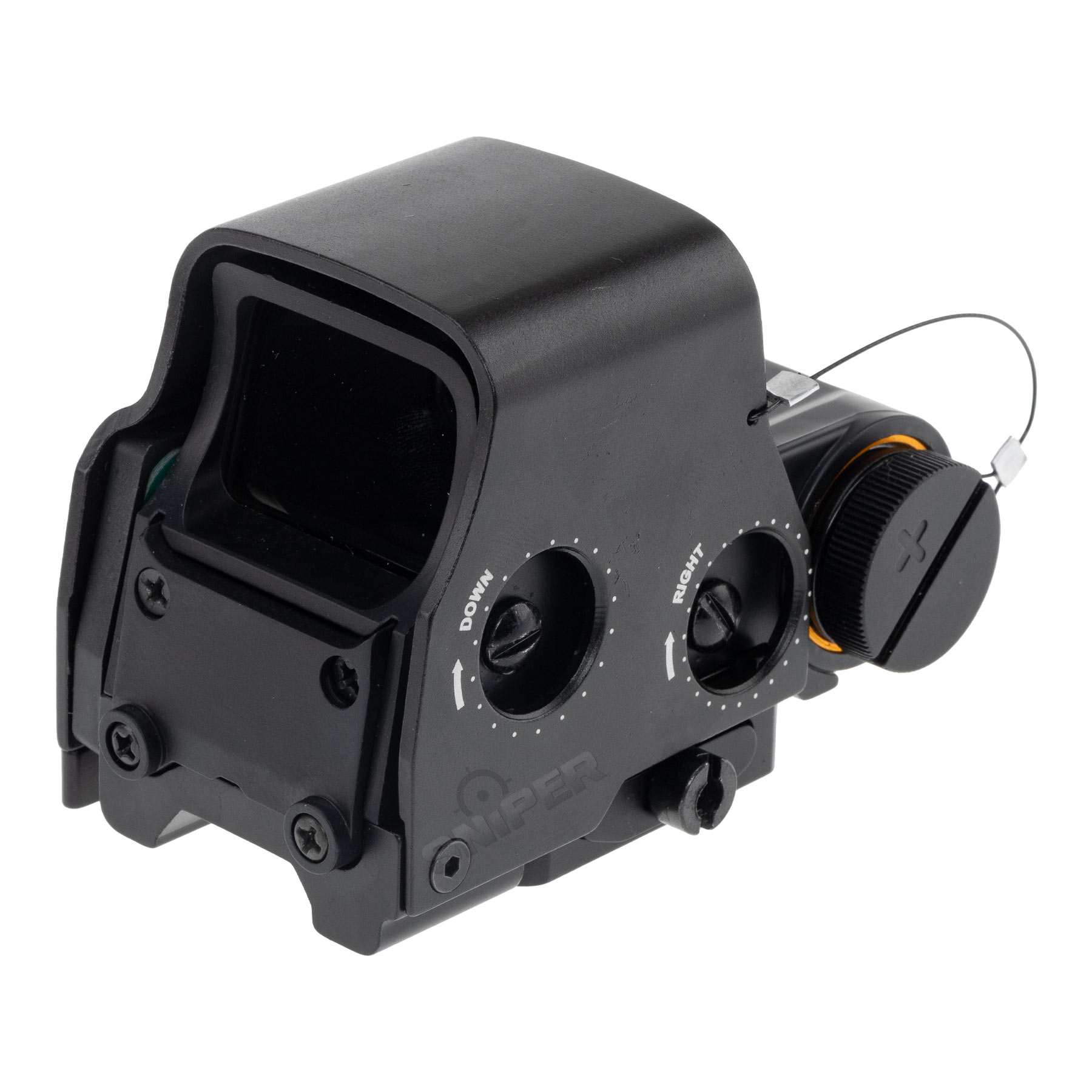 Reapo R558 Holo Red Dot VIsier w/ 3x Magnifier, Black