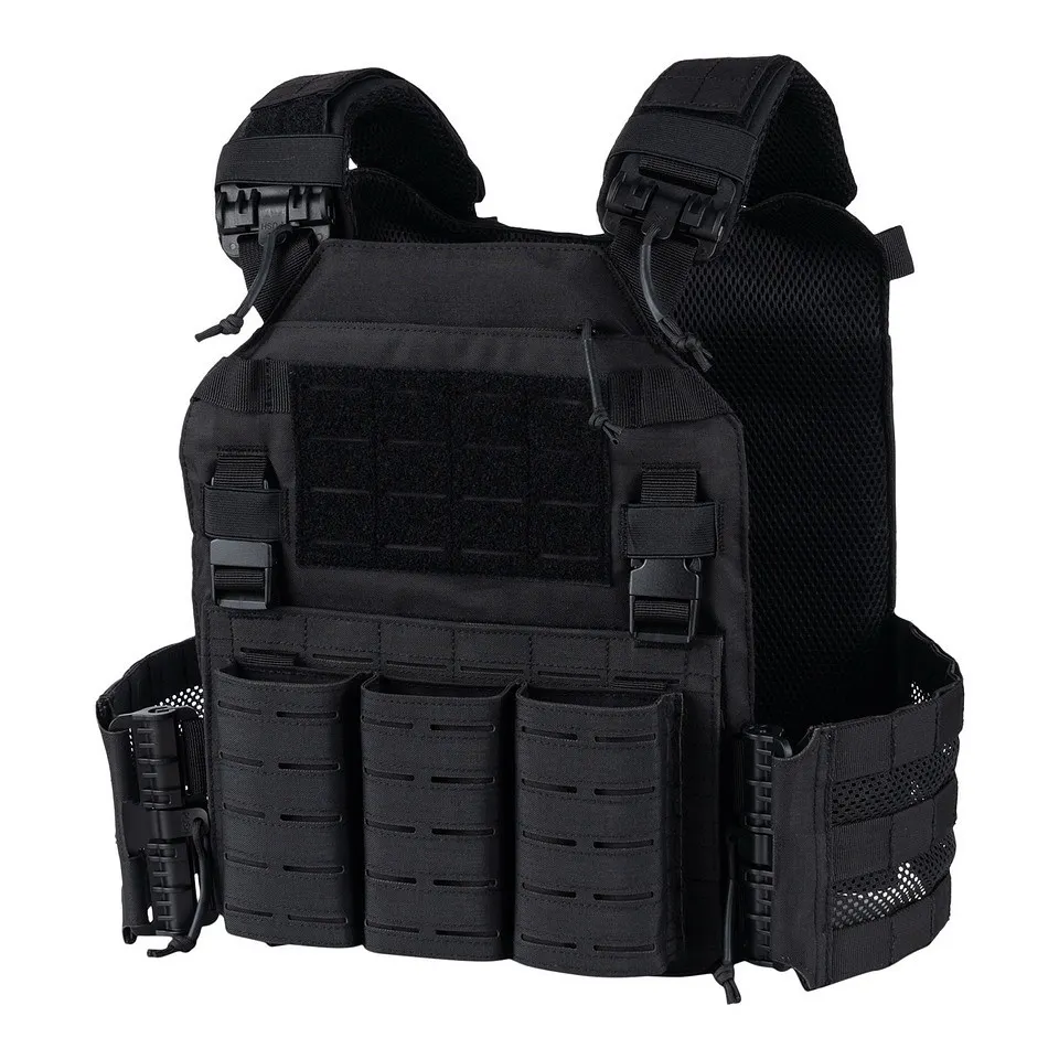 Reapo QR Plate Carrier Lasercut, Black