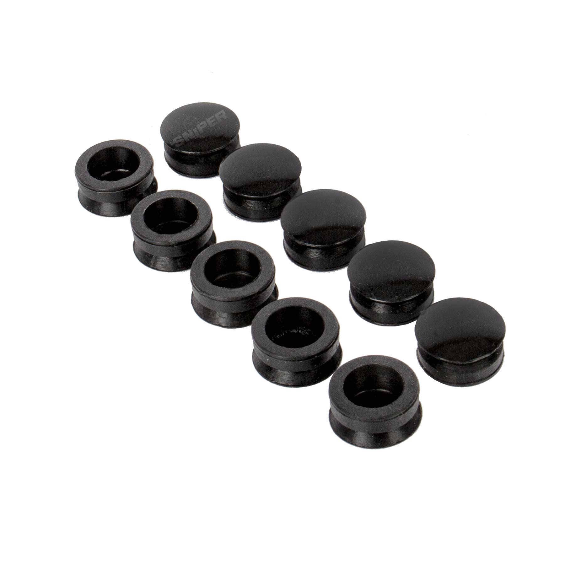 Ersatzkappen für 40mm Airsoft Granate, 10er set (9