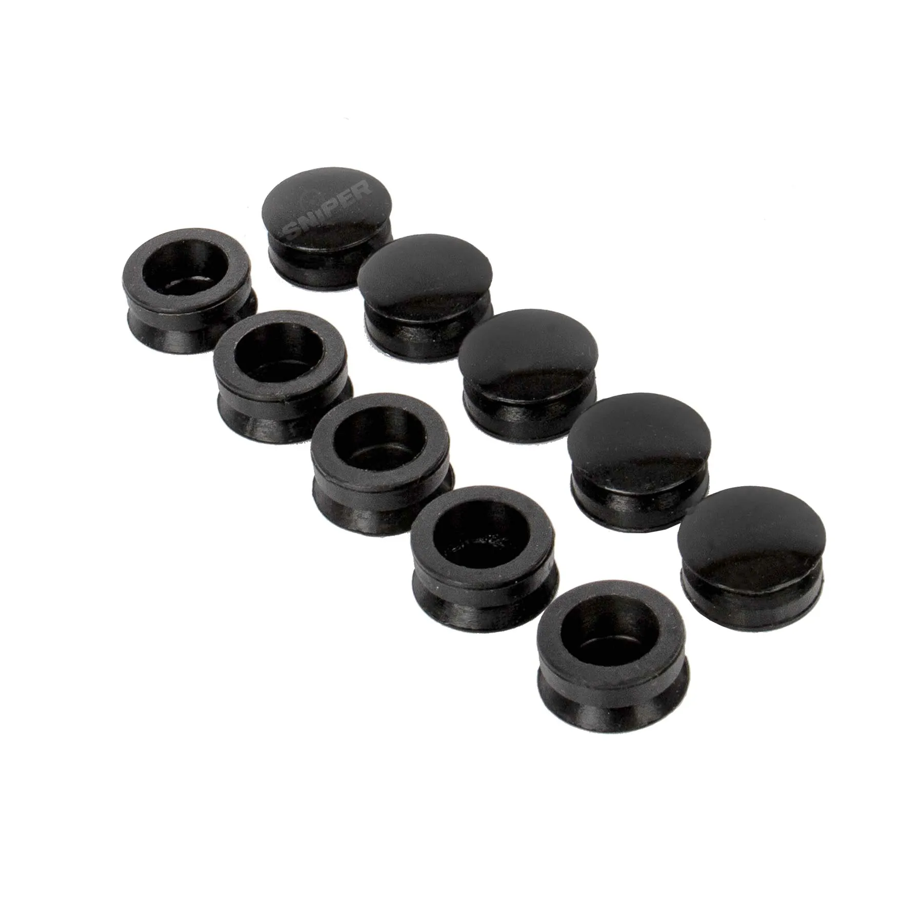 Ersatzkappen für 40mm Airsoft Granate, 10er set (9 Ersatzkappen für 40mm Airsoft Granate, 10er set (9