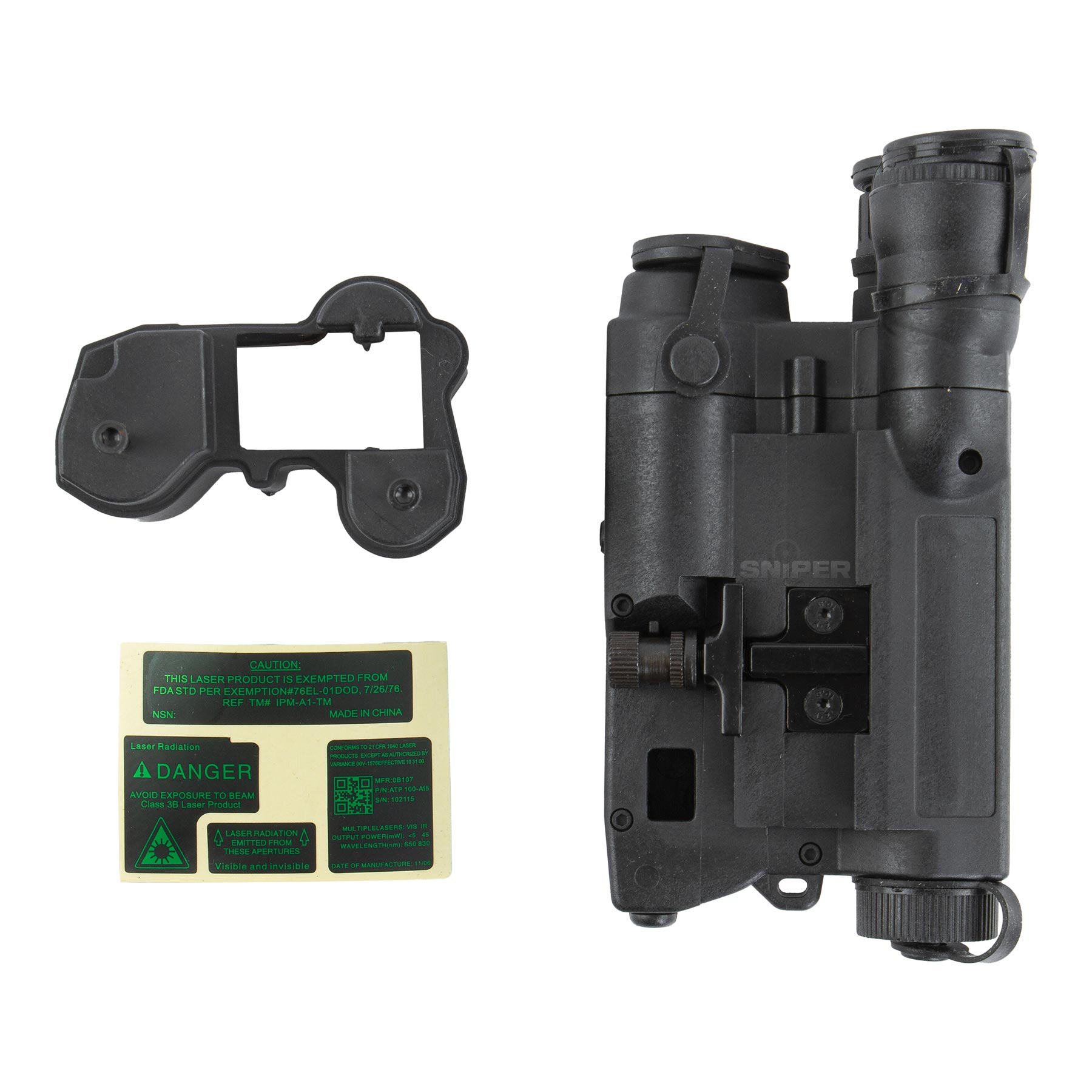 AN/PEQ Battery Case, Black