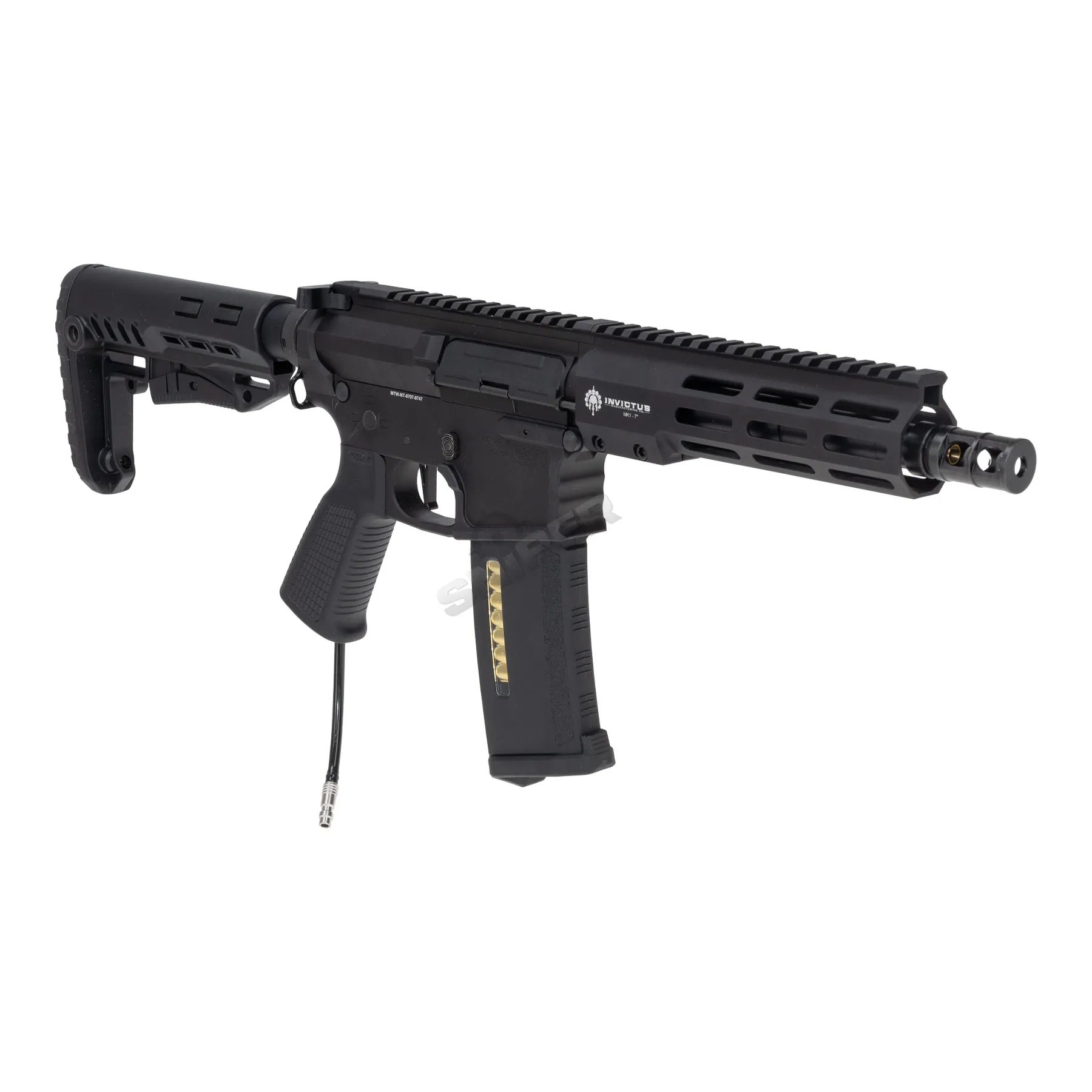 MTW Billet 7" Tactical Inferno Edition Gen. 3, Black