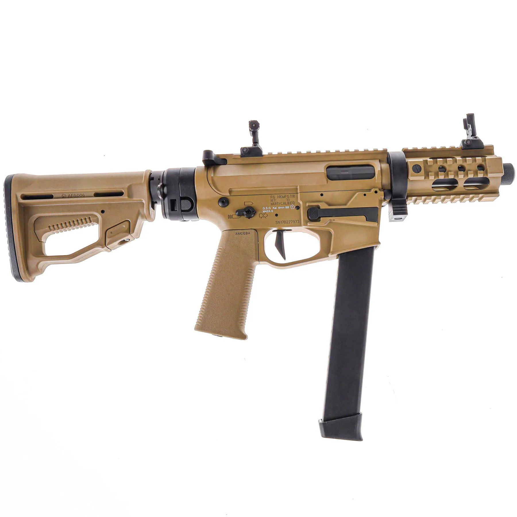 Ares M45X EFCS (S)AEG Softair Gewehr, Dark Earth