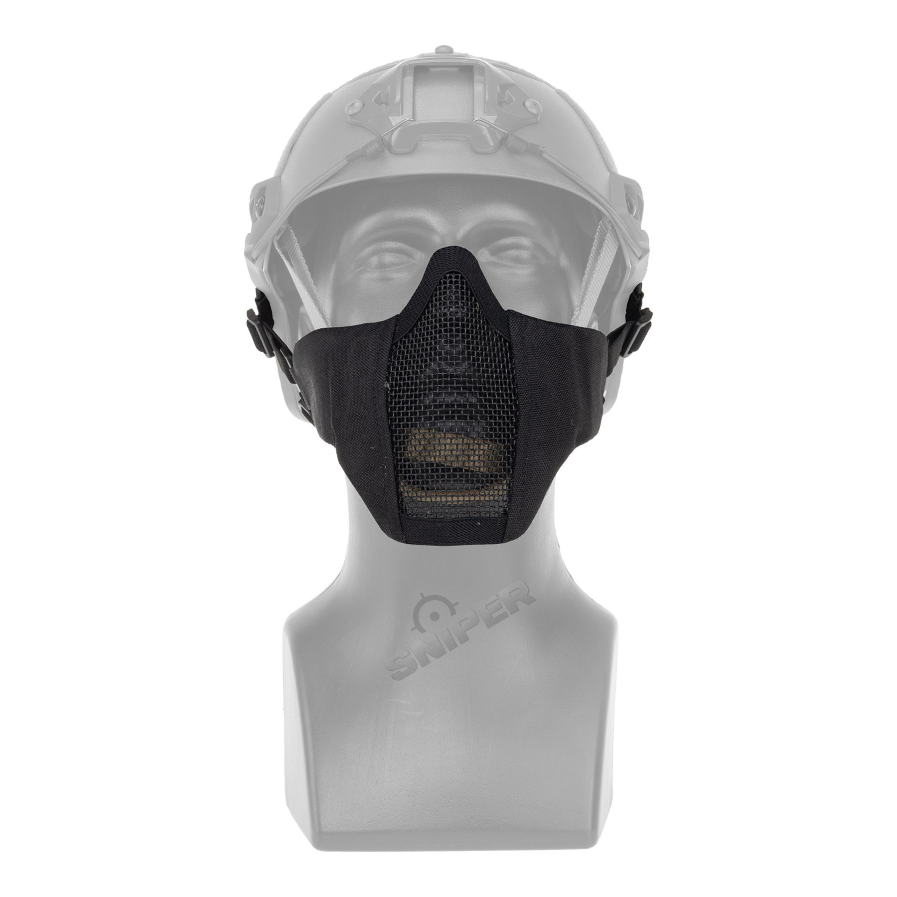 Reapo Helmet Mesh Face Mask, Black