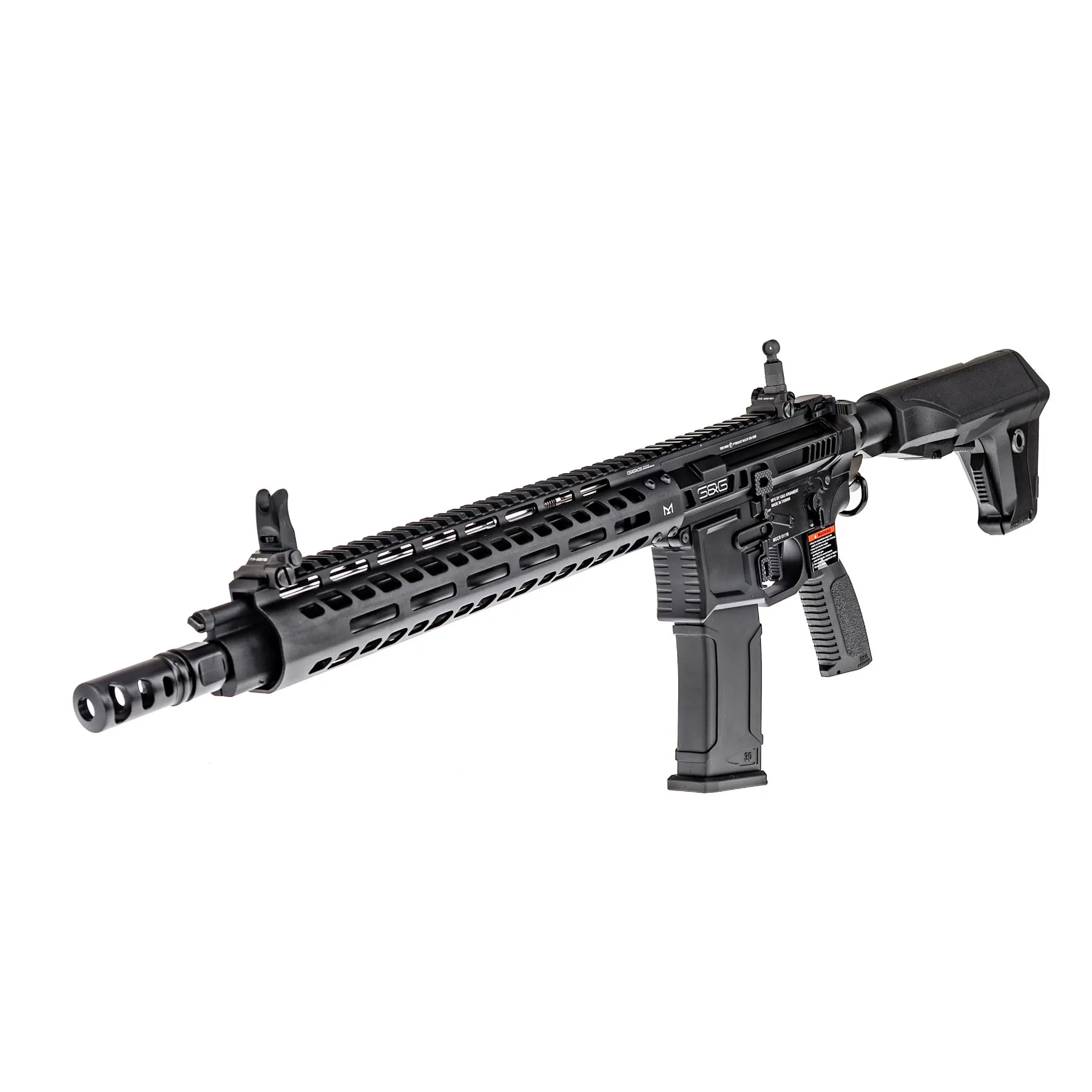 G&G MGCR 556 12" S-GBR GBB Rifle, Black