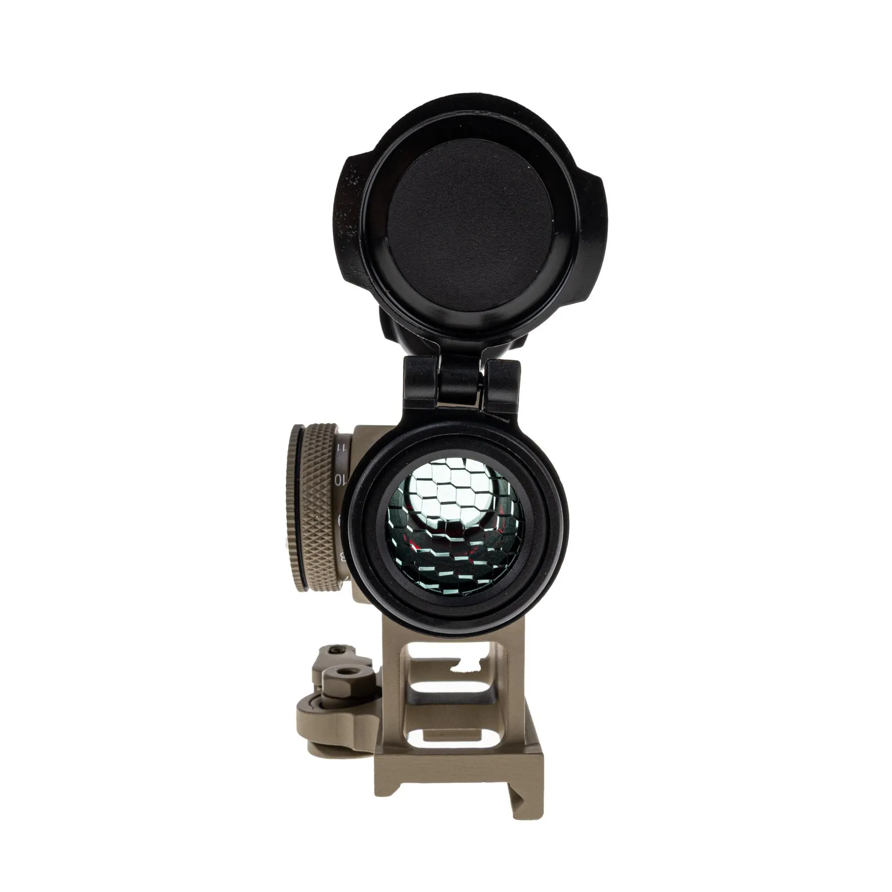 TR02 Red Dot with Killflash, QD Riser Mount, Tan
