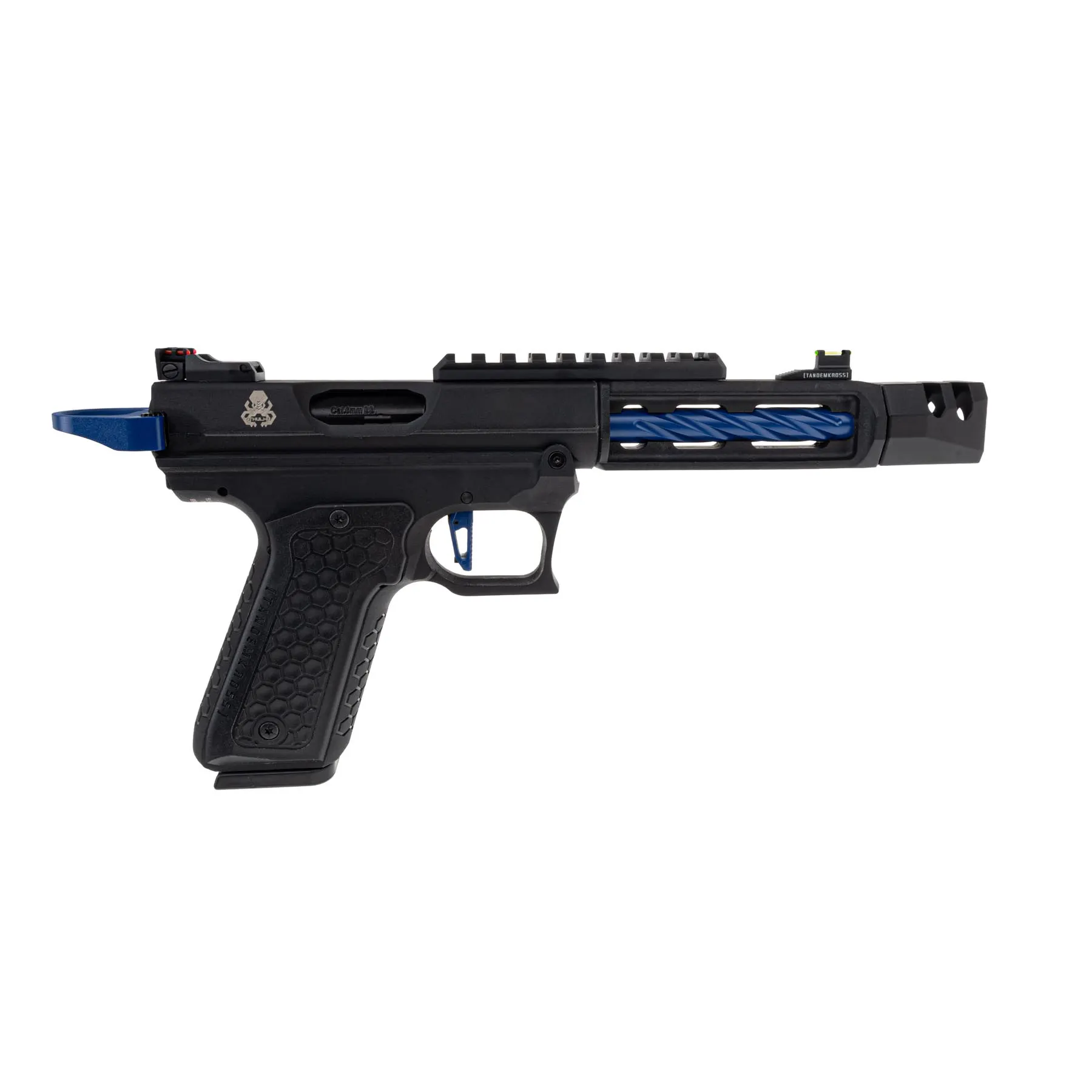 Lancer Tandemkross Cthulhu GBB Softair Pistole, Black/Blue