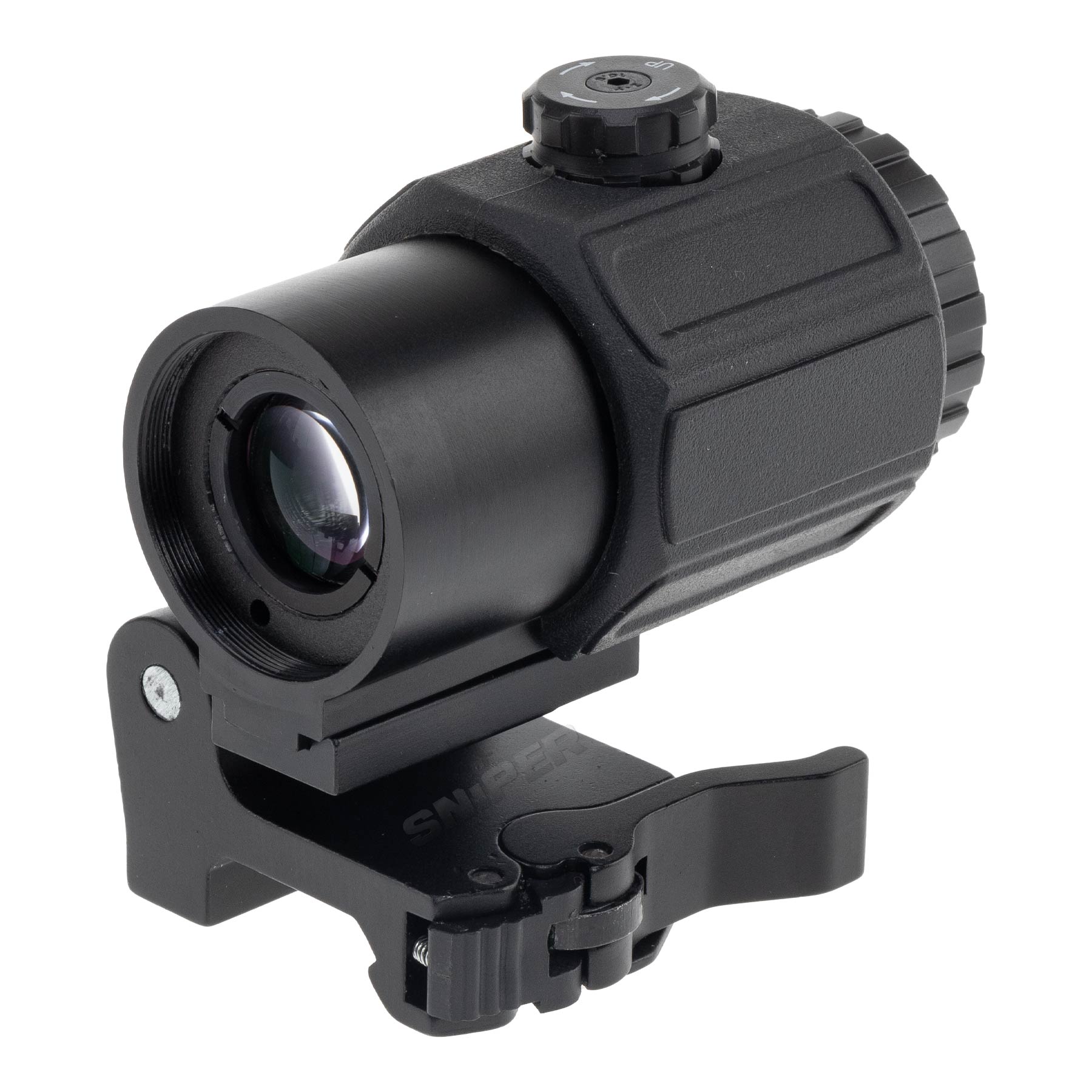 Reapo R558 Holo Red Dot Visier w/ 3x Magnifier, Black