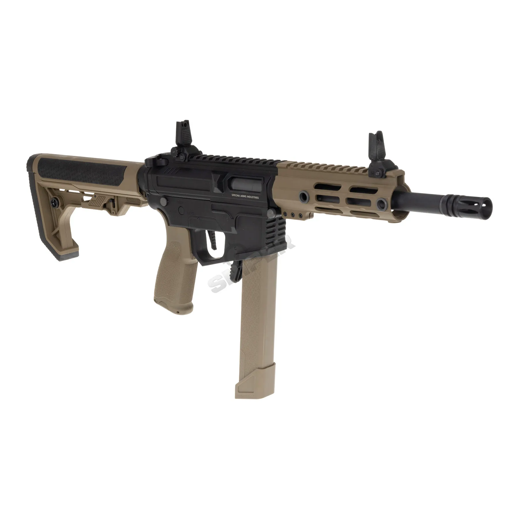 Specna Arms SA-FX01 Flex w/ HAL ETU < 0,5 Joule Softair Gewehr, Half-Tan Specna Arms SA-FX01 Flex w/ HAL ETU < 0,5 Joule Softair Gewehr, Half-Tan