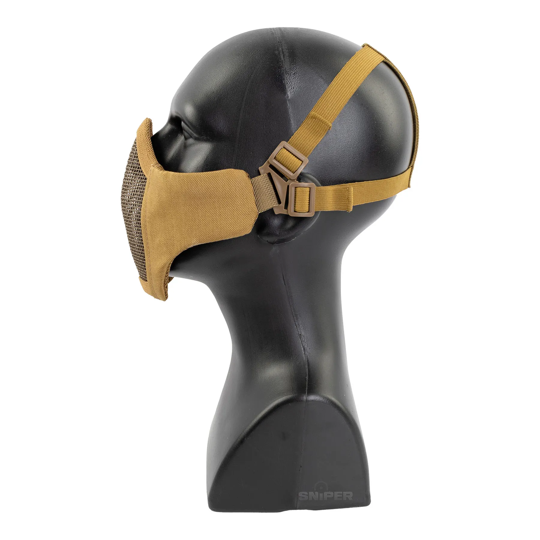 Mk. II Steel Half Face Mask, Tan