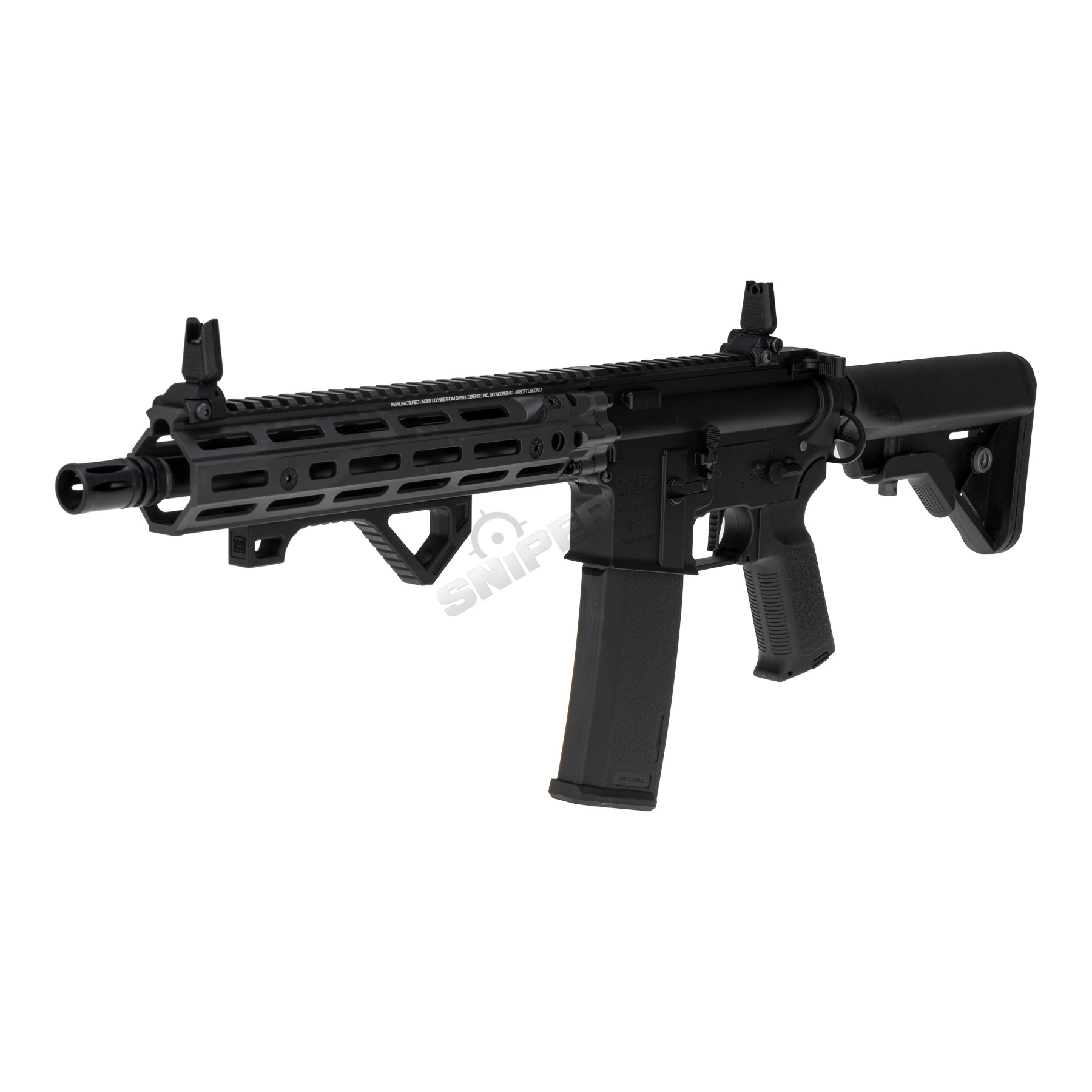 Specna Arms SA-E27 10,5" RIS III Edge w/ HAL ETU, Steel Grey