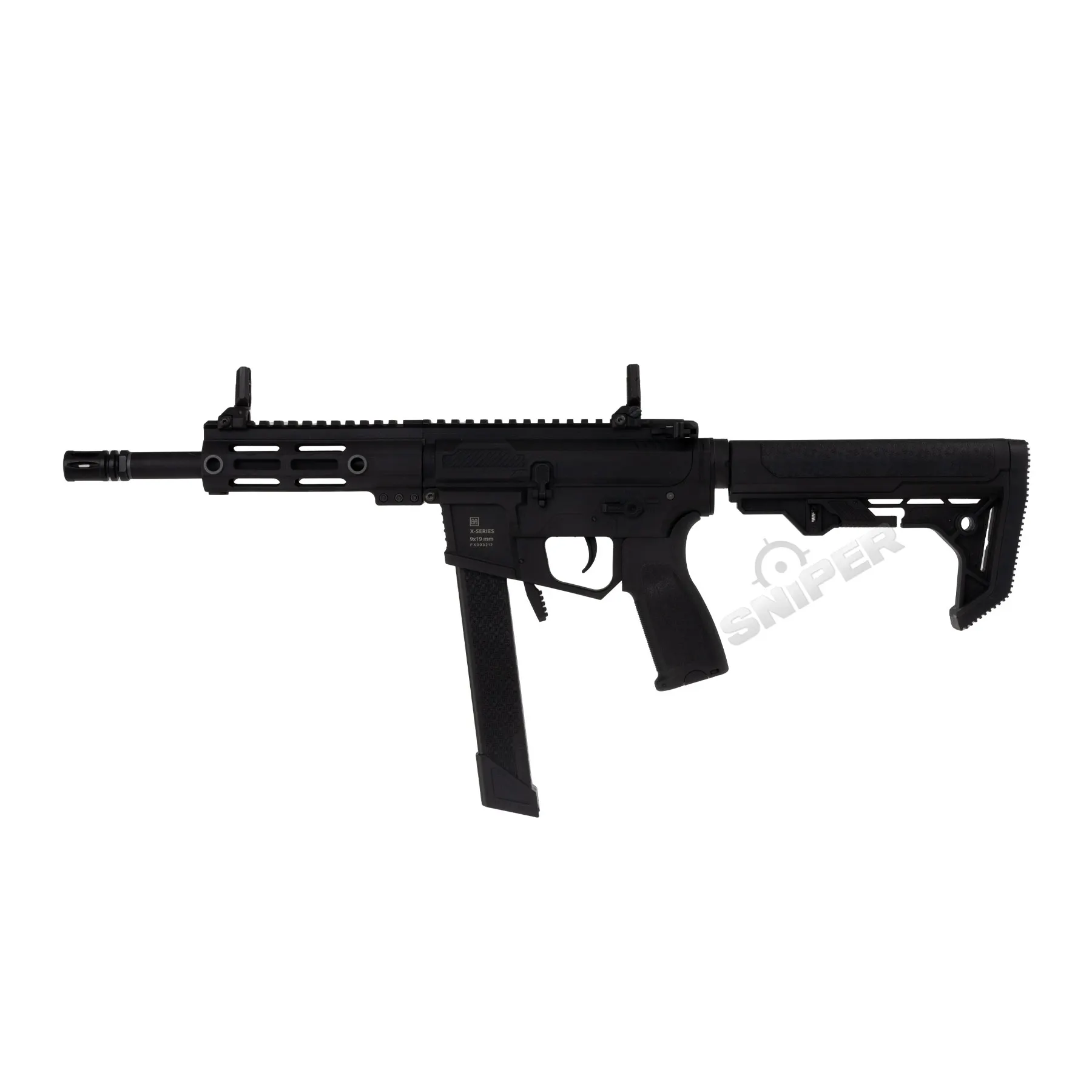 Specna Arms SA-FX01 Flex < 0,5 Joule Softair Gewehr w/ Gate X-ASR, Black