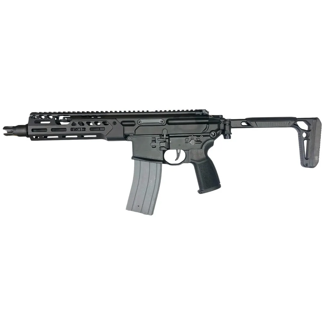Well Pro WCX M4 MWS GBB 8" Airsoft Rifle , Black