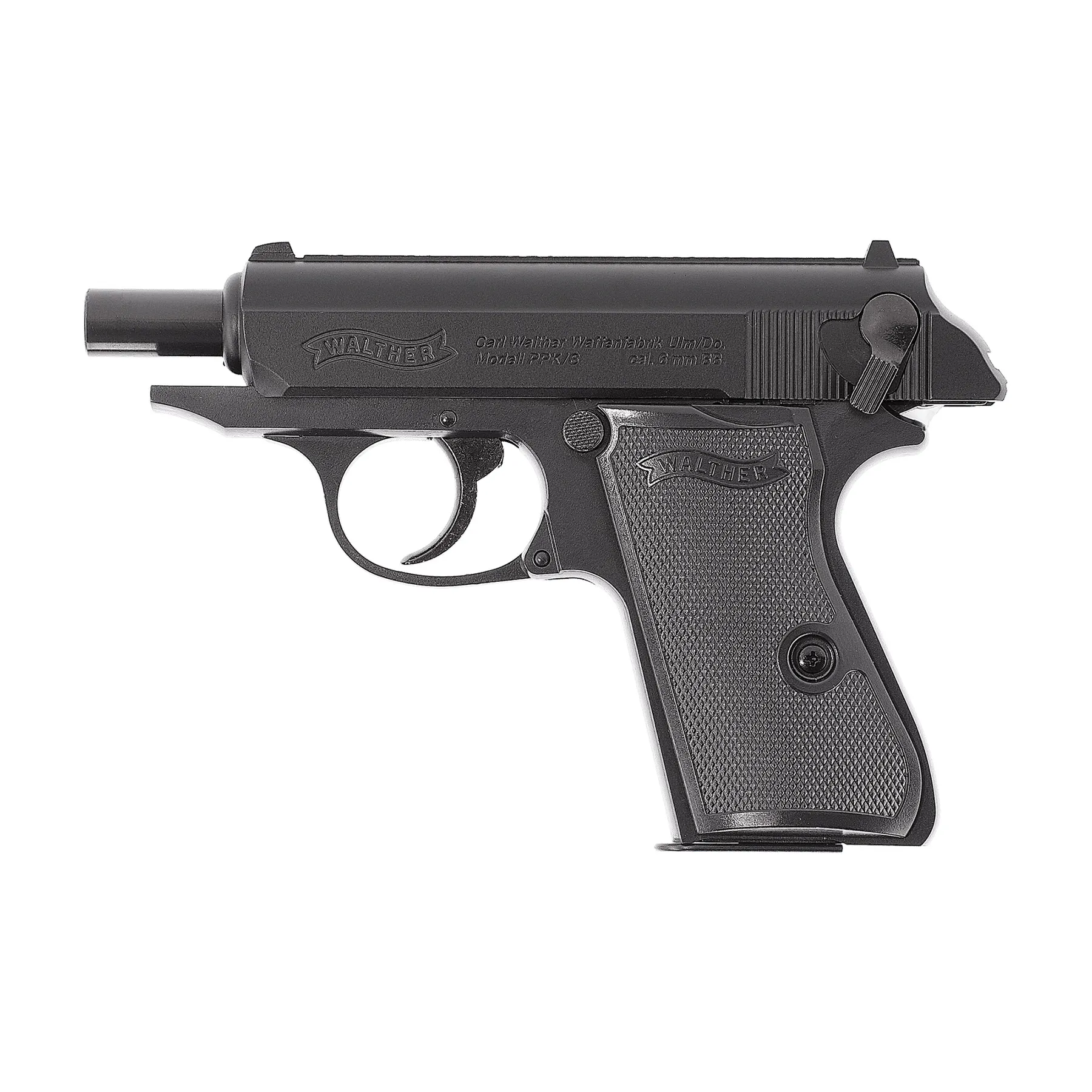 Walther PPK/S < 0,5J Federdruck Pistole, Black