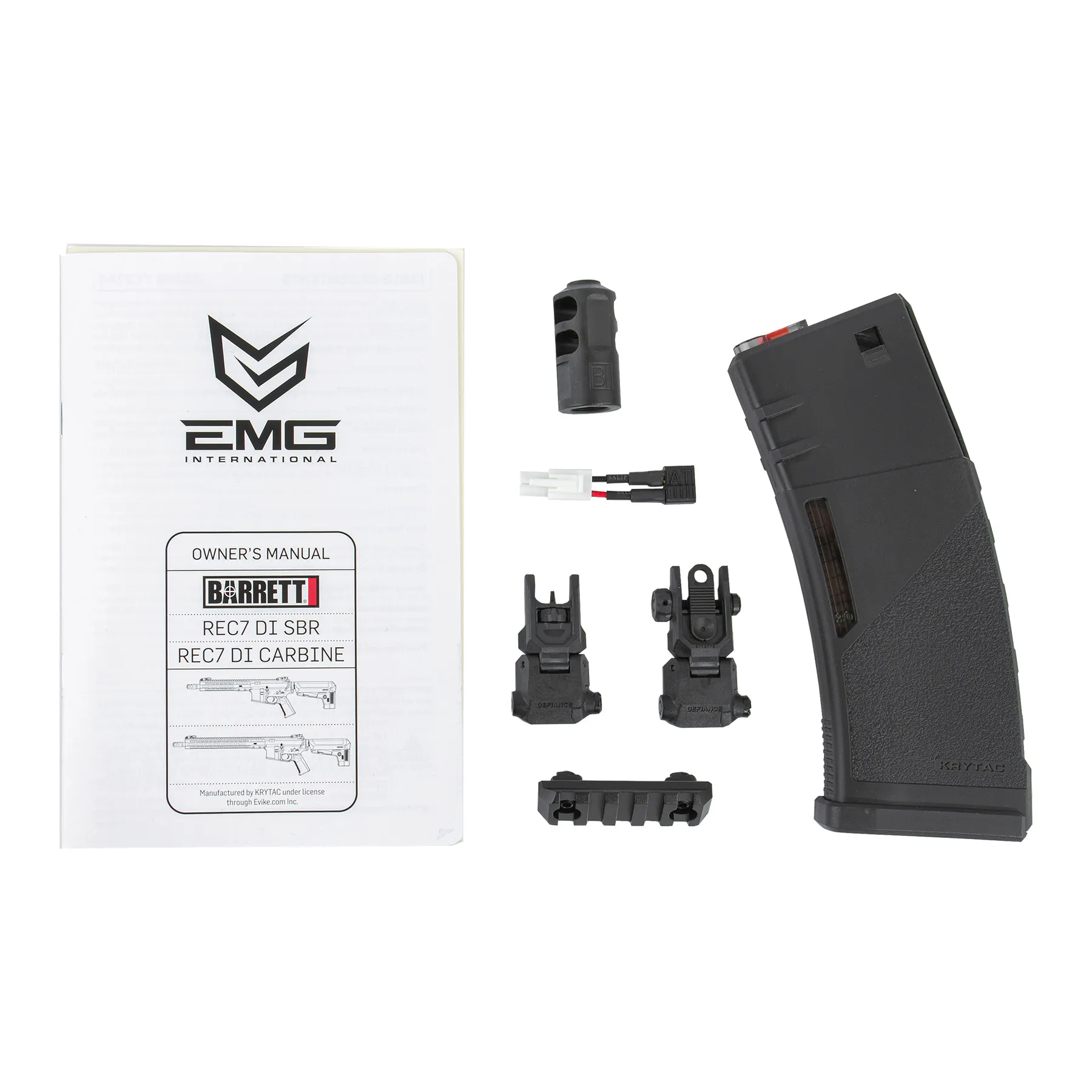 Barrett Firearms REC7 DI AR15 SBR, (S)AEG black