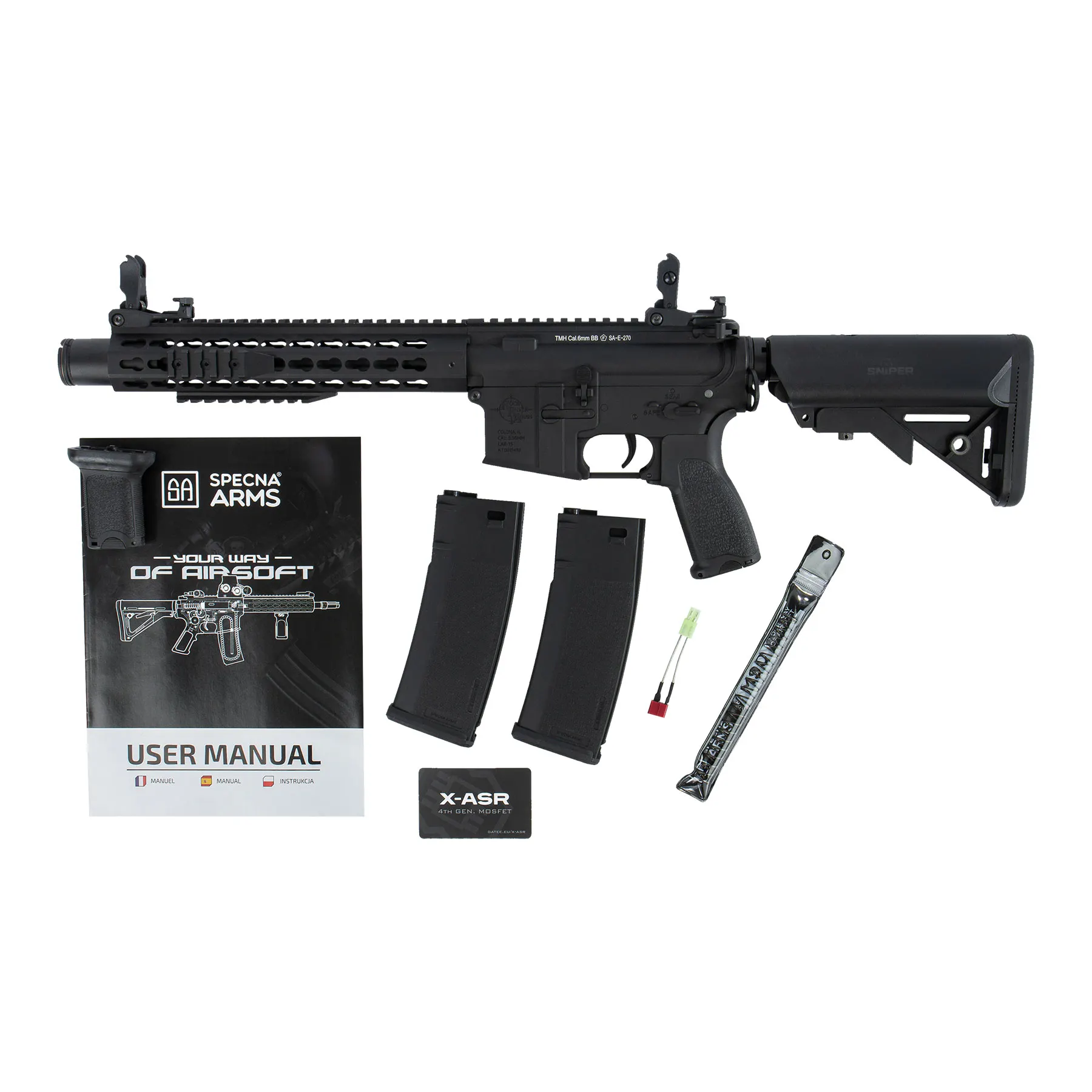 SA-E07 Edge (S)AEG, Black