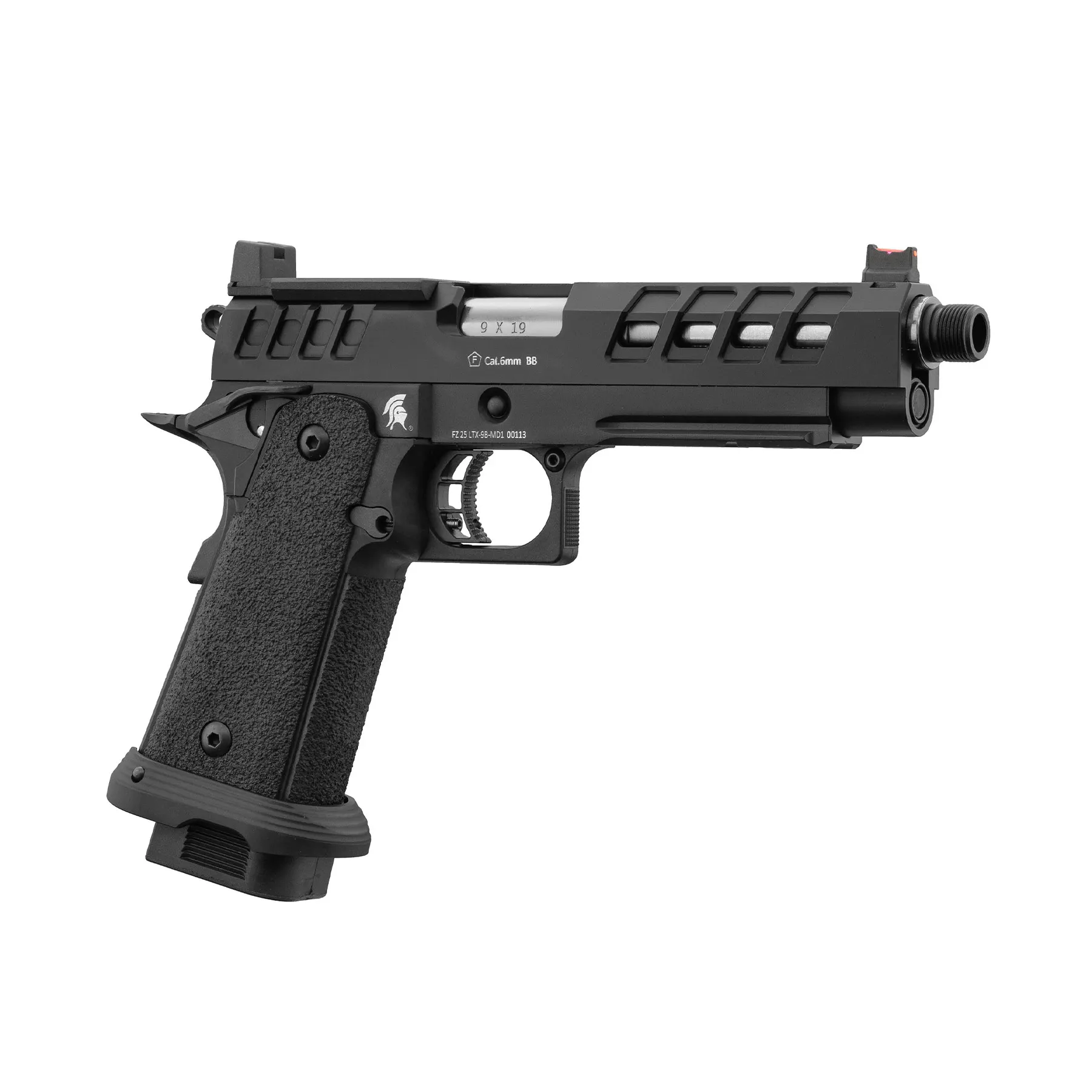 Lancer Tactical Heracles Hi-Capa GBB Softairpistole, Black
