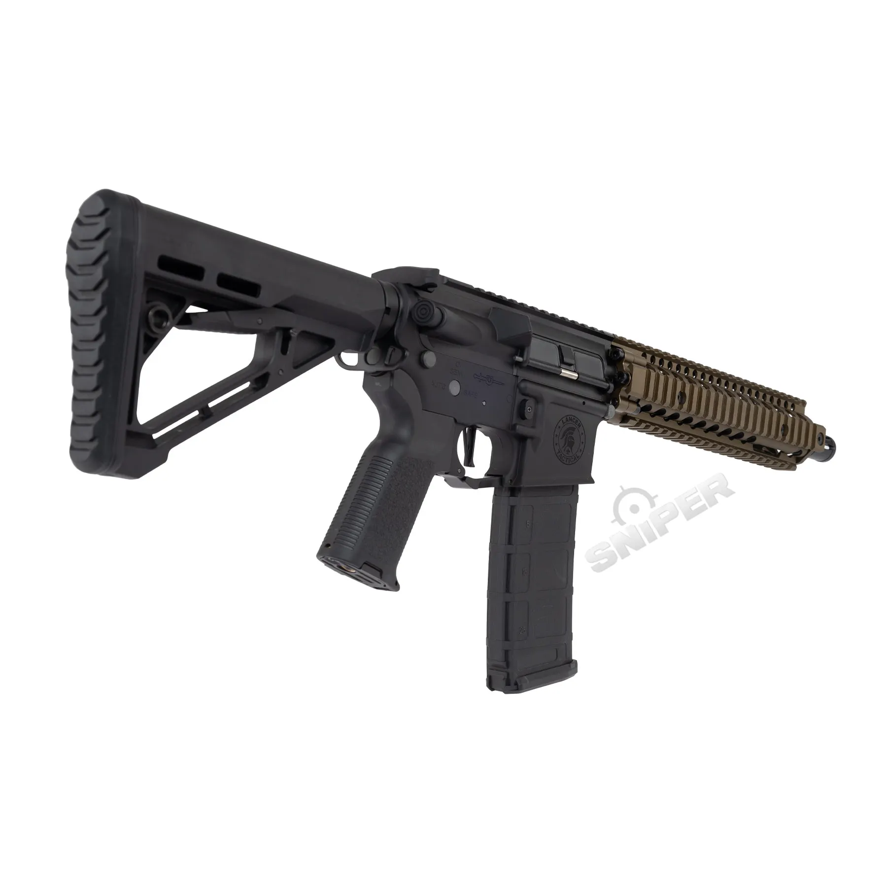 Einsteiger Set #1 - Lancer MK18 Gen3 New Version w/ ETU Full Metal (S)AEG, Black/Bronze
