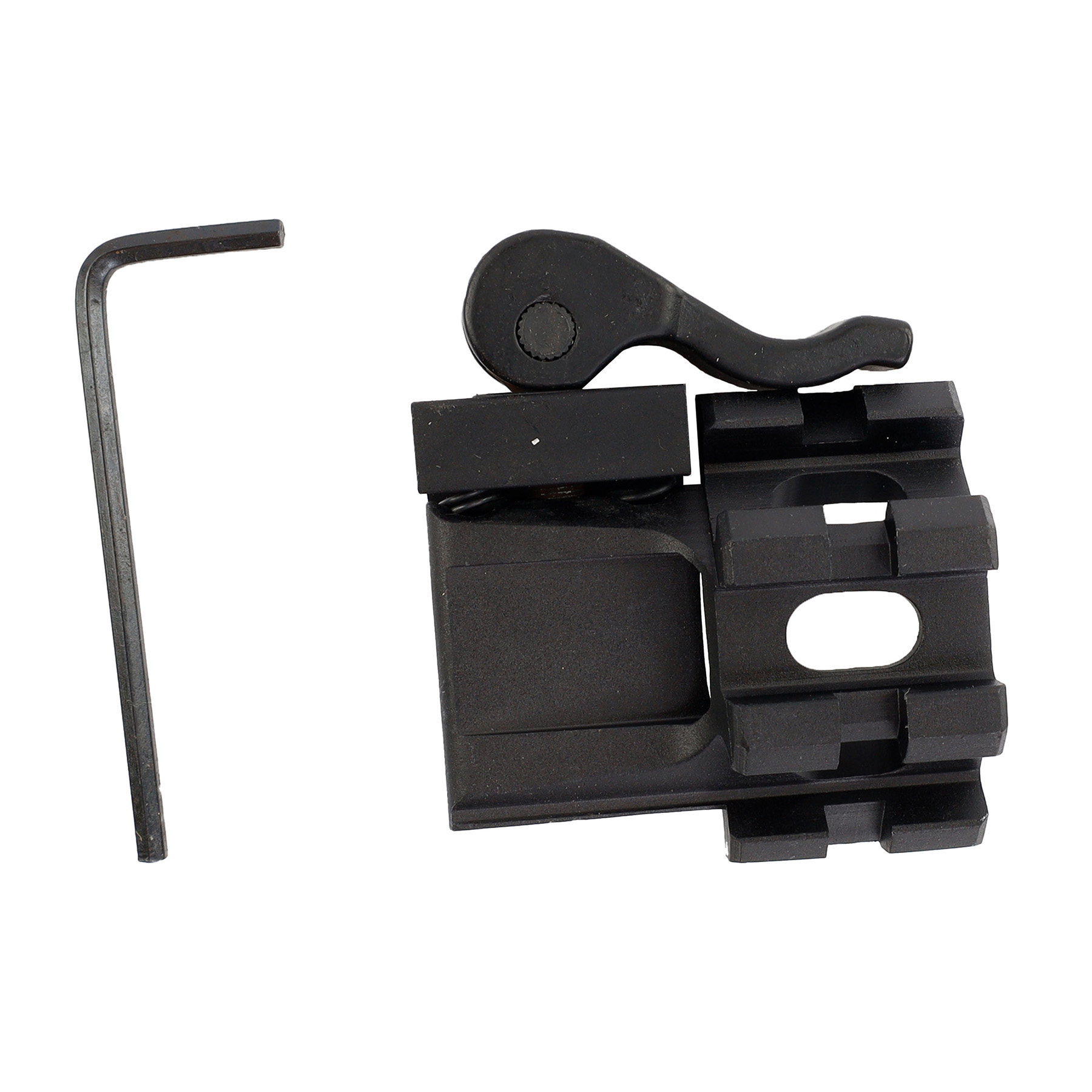 QD Angle Mount Triple Rail, 1-Slot