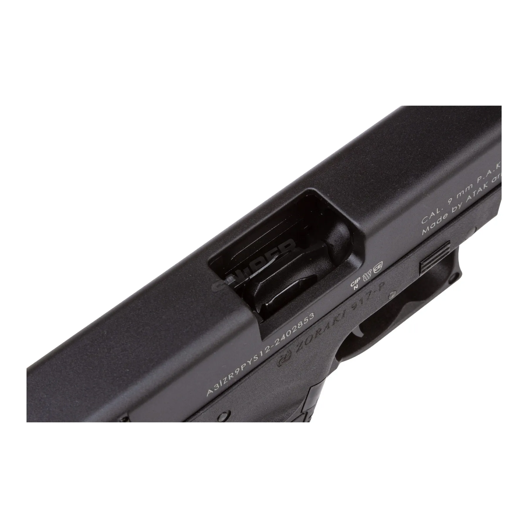 Silvester Bundle #1 Zoraki 917 9mm P.A.K. Schreckschusspistole, Black