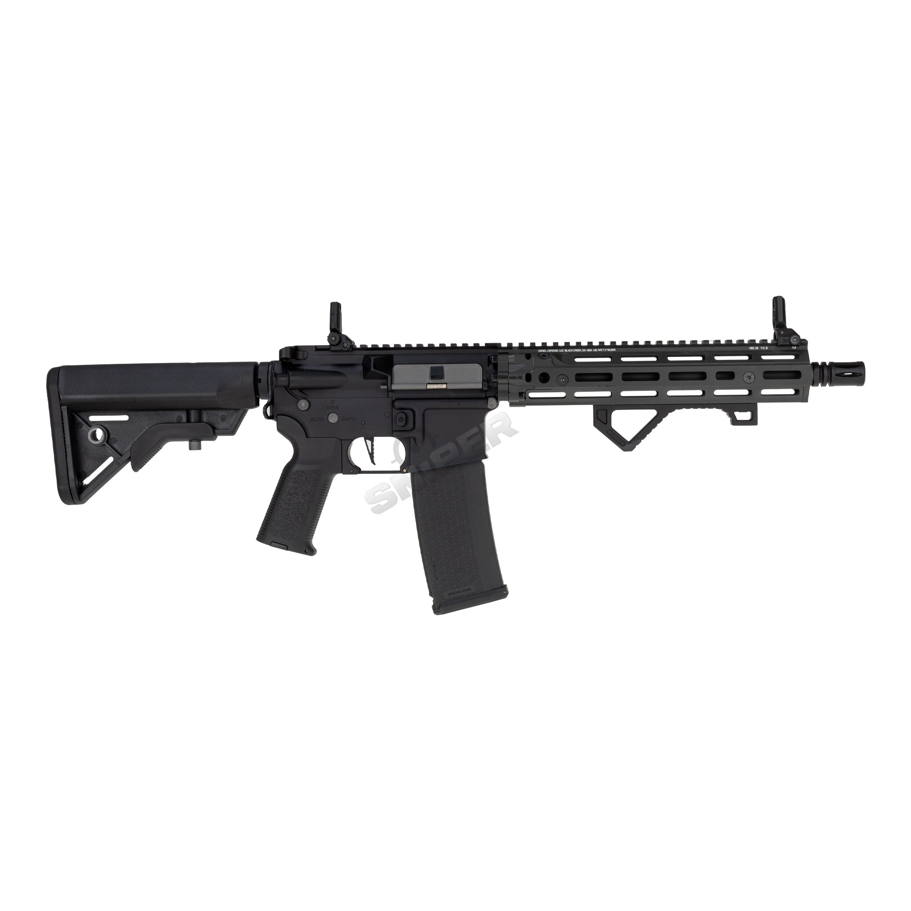 Specna Arms SA-E27 10,5" RIS III Edge w/ HAL ETU, Steel Grey