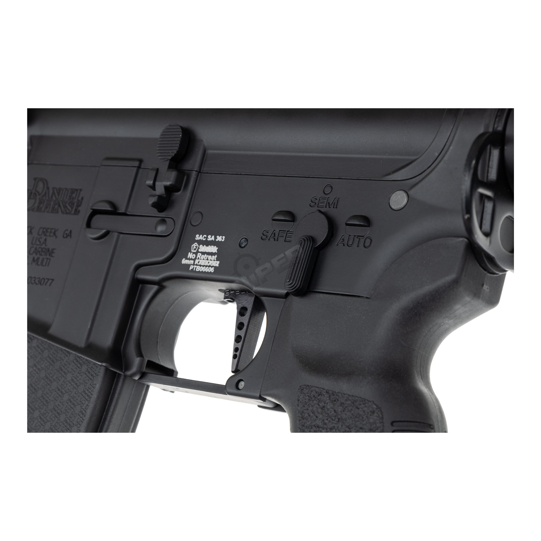 SAC x Wolverine SA-E28 14,5" RIS III HPA, Steel Gray