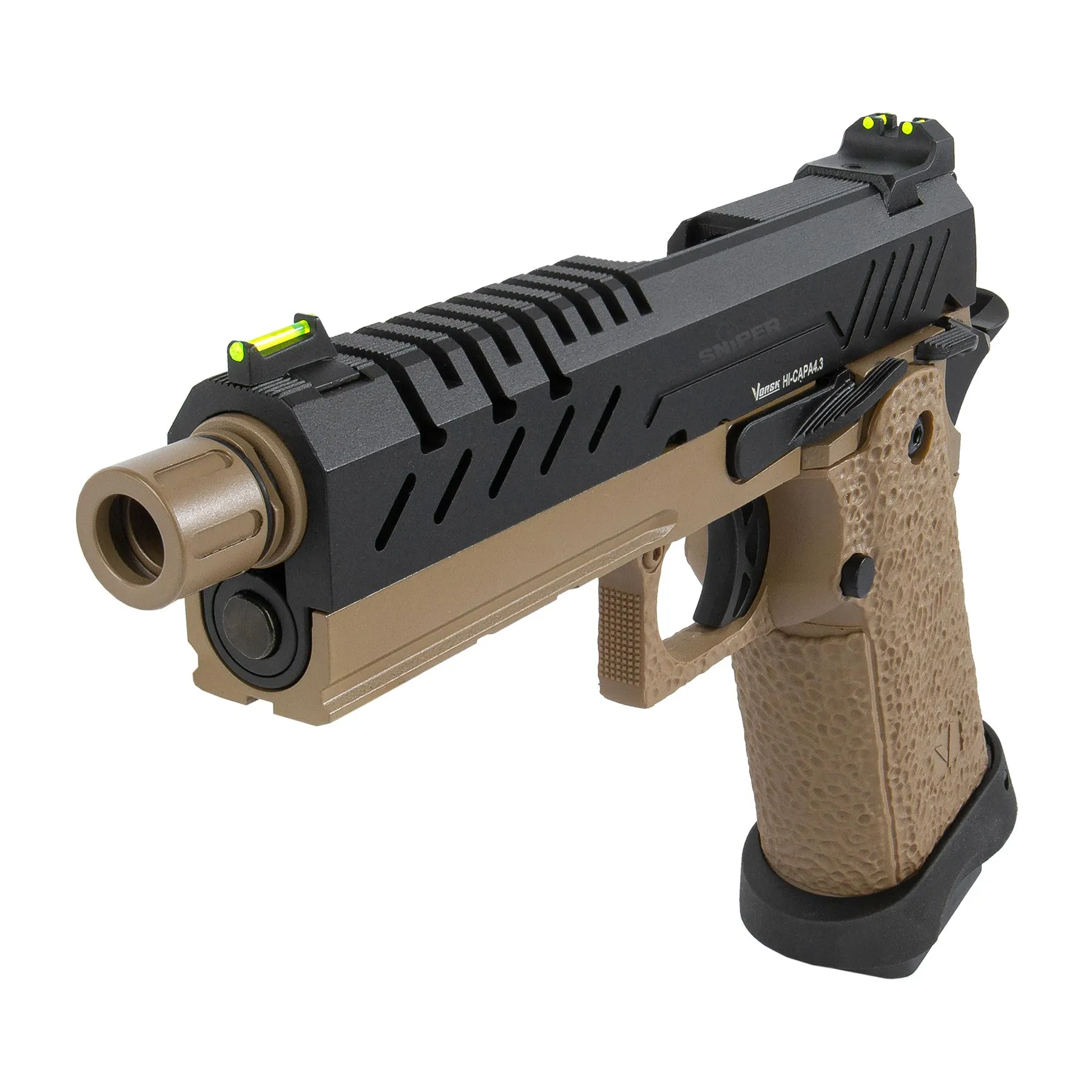 Vorsk Hi-Capa 4.3 Tan GBB Softair Pistole