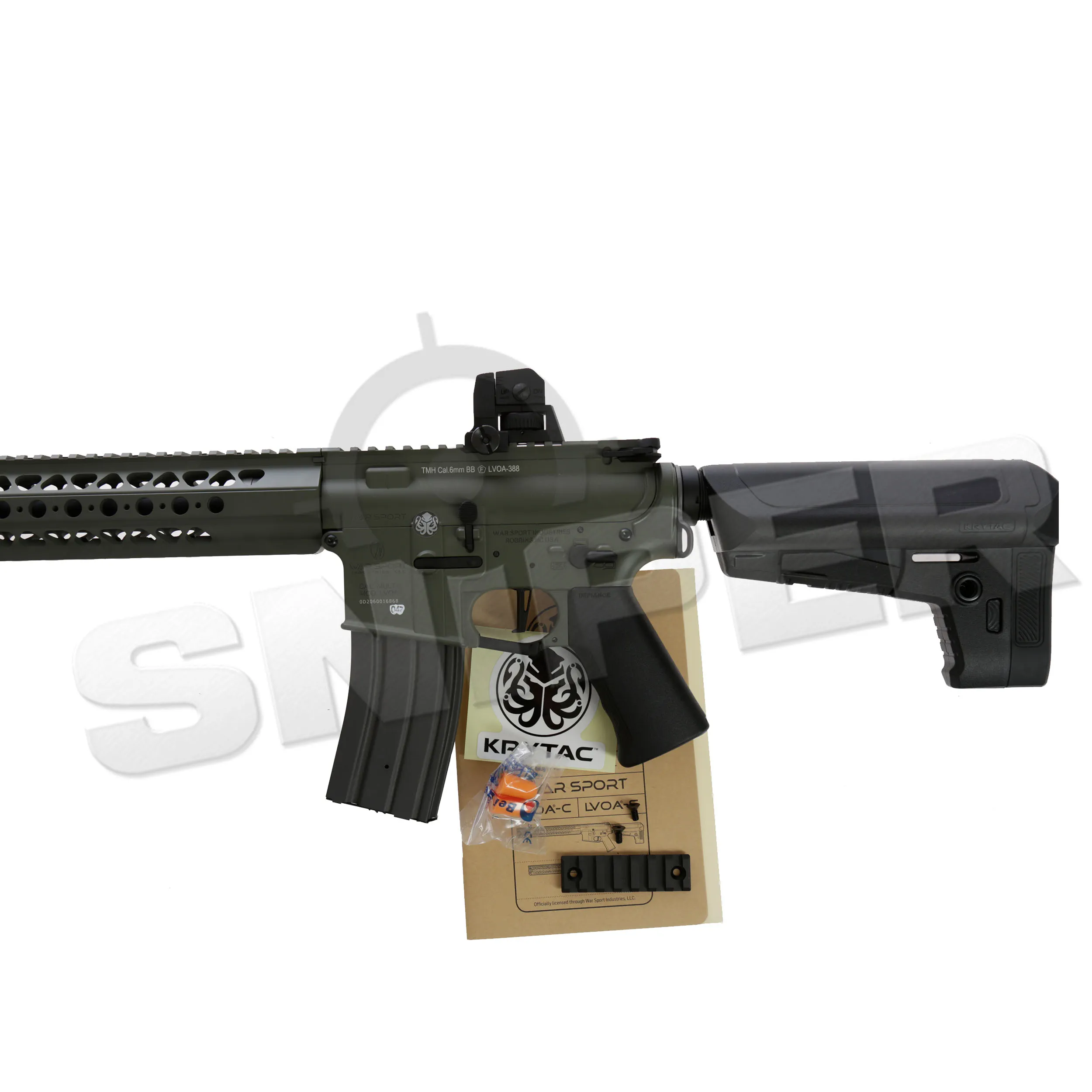 War Sport LVOA-S Black, (S)AEG War Sport LVOA-S Black, (S)AEG