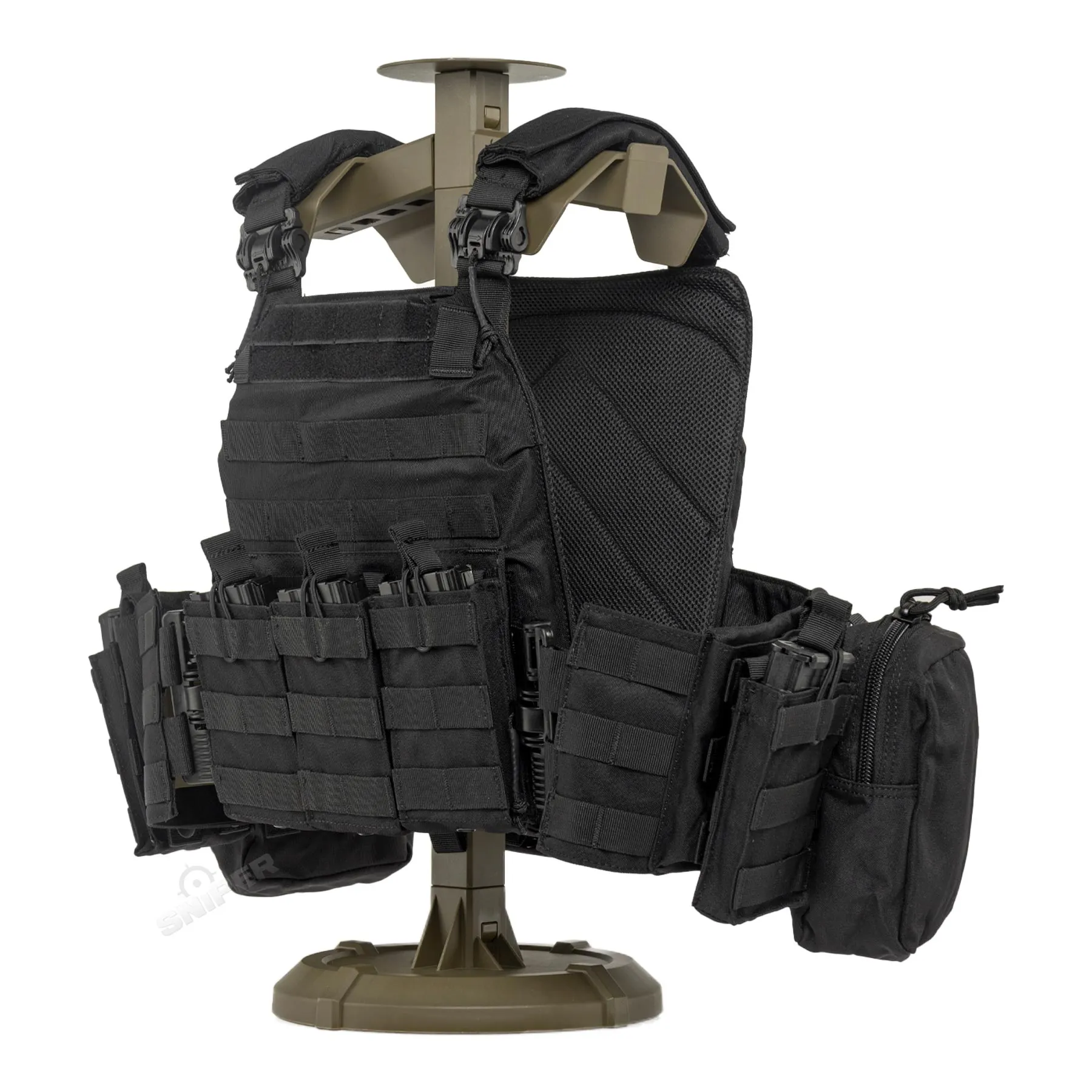 Reapo XXL Big Size Plattenträger, Black