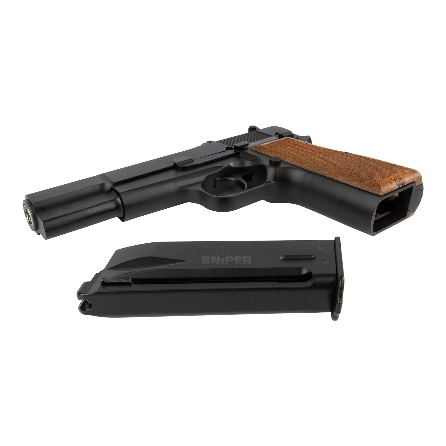 Hi-Power Full Metal GBB, Black