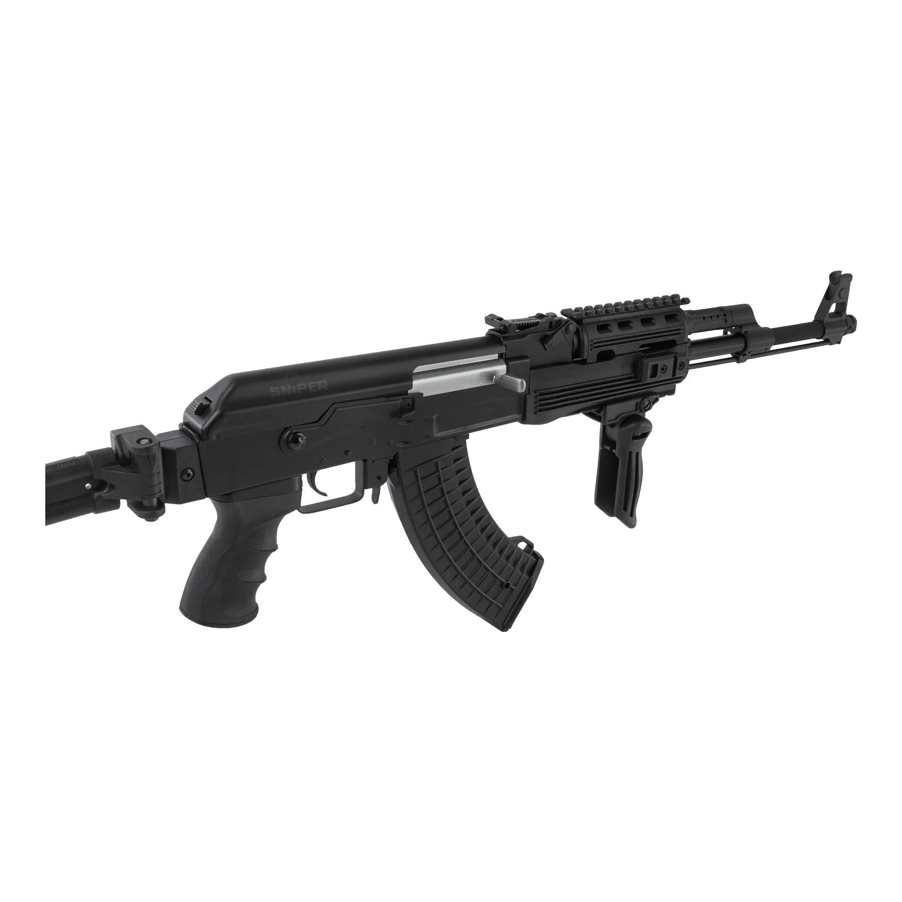 AK47 Tactical FS, < 0,5 Joule, Black
